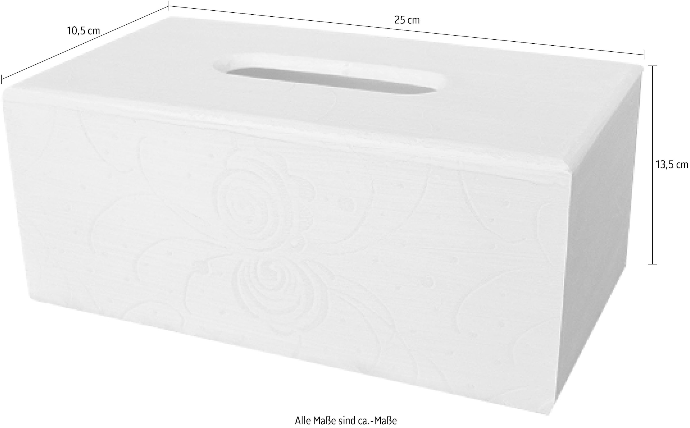 Taschentuchbox Möbel weiß«, BAUR Papiertuchbox | & Accessoires Myflair »lla,