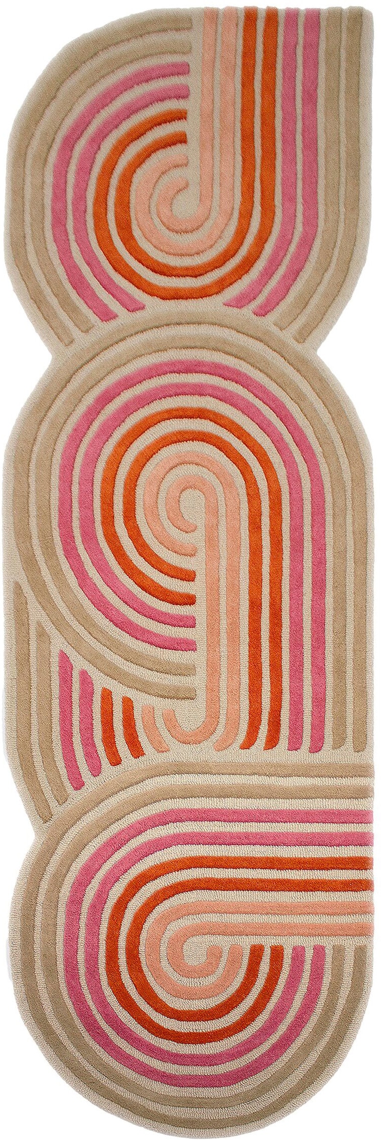 FLAIR RUGS Teppich »SPIRAL SHAPED WOOL« rechteckig 6 mm Höhe