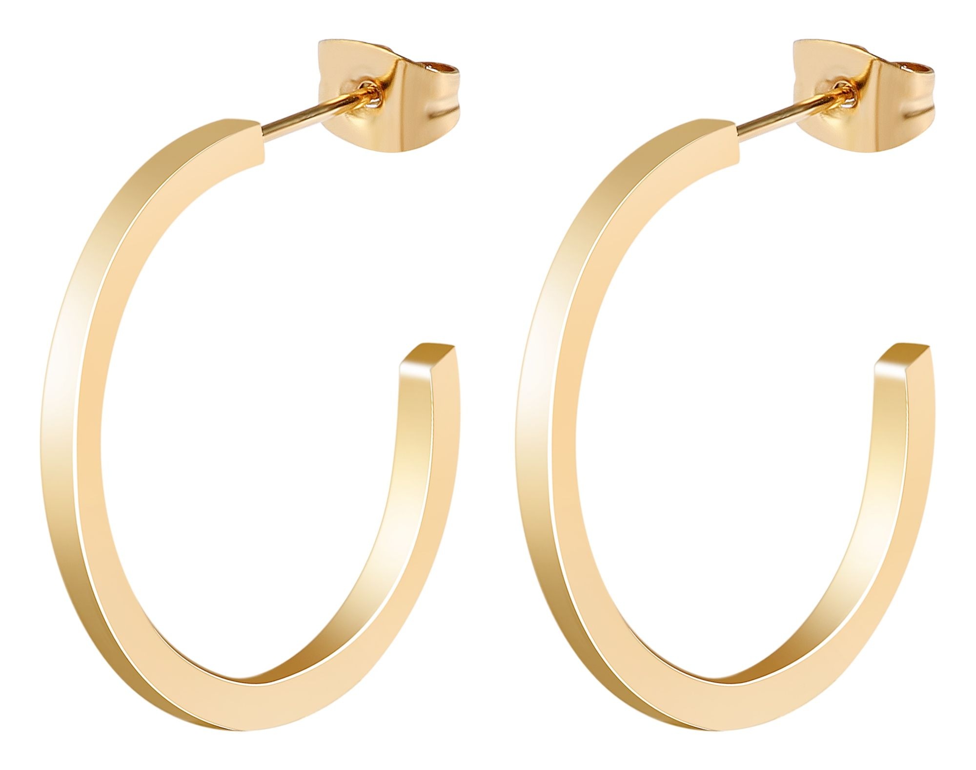 Adelia´s Paar Creolen "Damen Ohrringe – Creole aus Edelstahl" Zum Verschenk günstig online kaufen