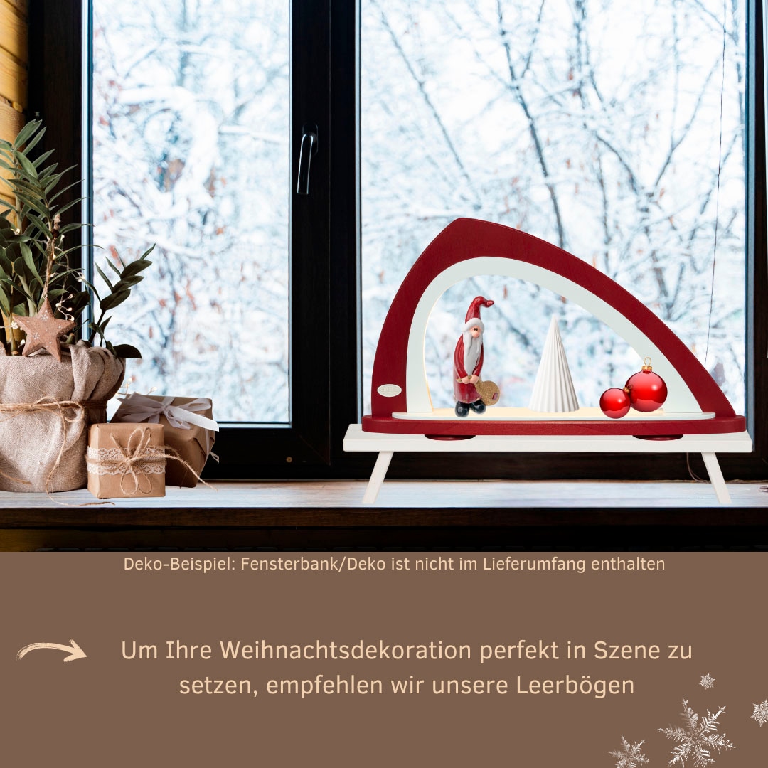 Weigla LED Schwibbogen »Weihnachtsdeko«, Leerbogen zum Selbstbestücken, asymmetrisch
