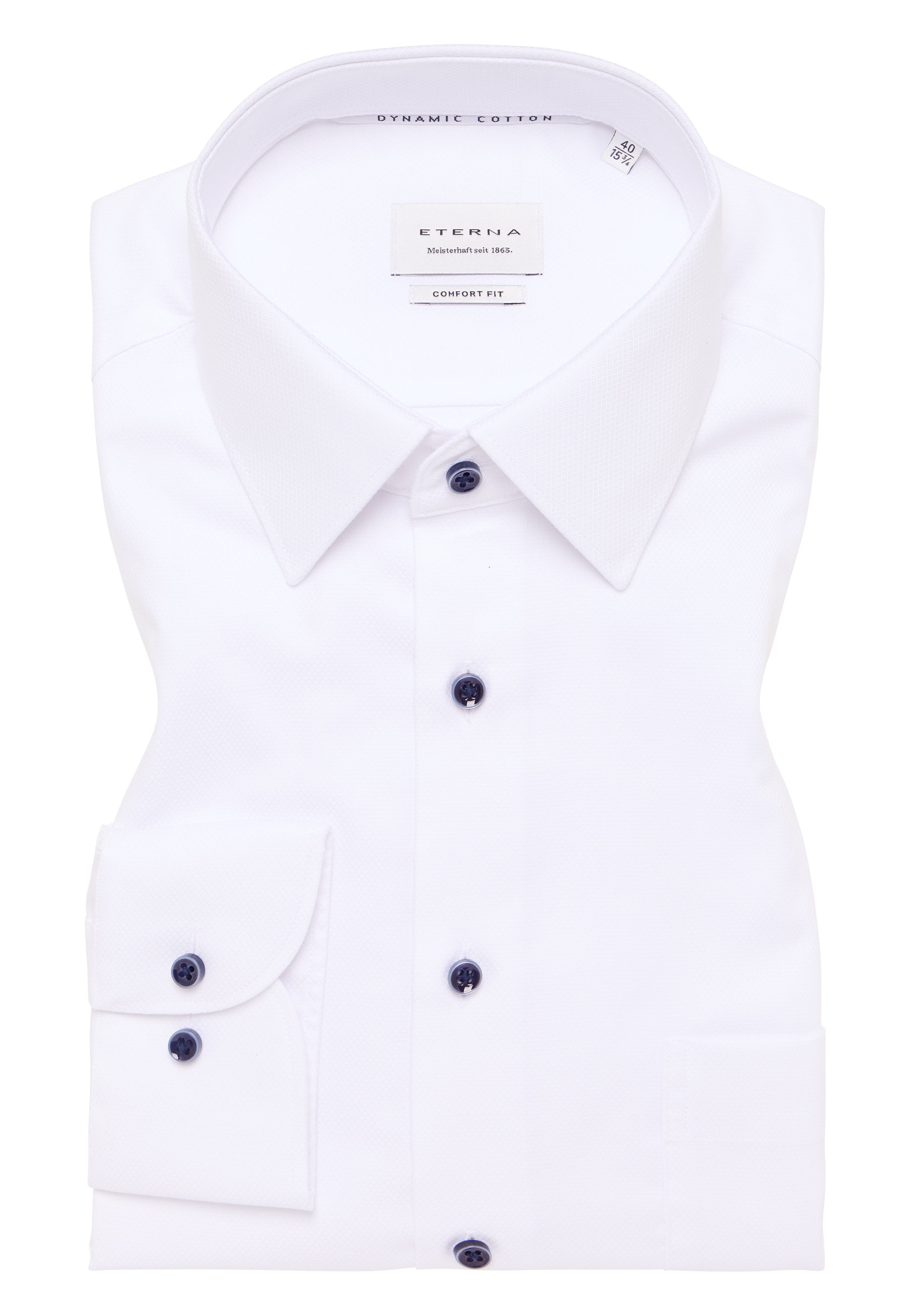 Eterna Langarmhemd »COMFORT FIT«, NON IRON (bügelfrei)