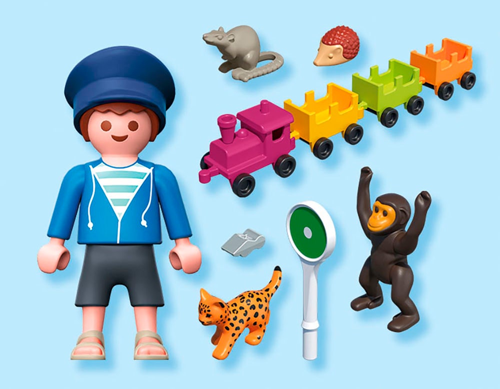 Playmobil® Konstruktions-Spielset »Kleine Lokausfahrt (71951), Animals & Friends« Made in Europe