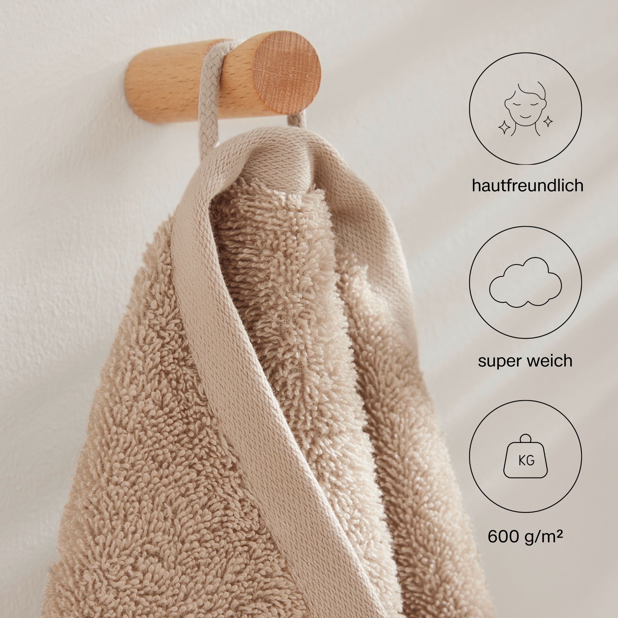 s.Oliver Gästehandtuch »s.Oliver, Premium Qualität, 600 gr/m², auch als Sets erhältlich«, (1 St., Gästehandtuch 30 x 50 cm), große Farbauswahl, auch als Duschtuch, Waschhandschuh, Handtuch