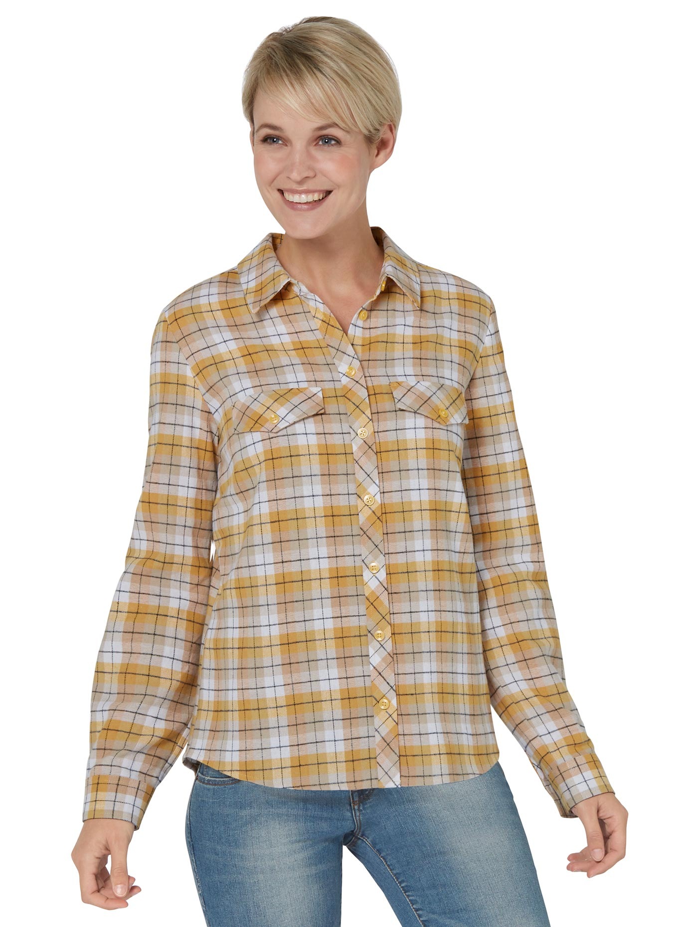 Classic Basics Flanellbluse ZN5734