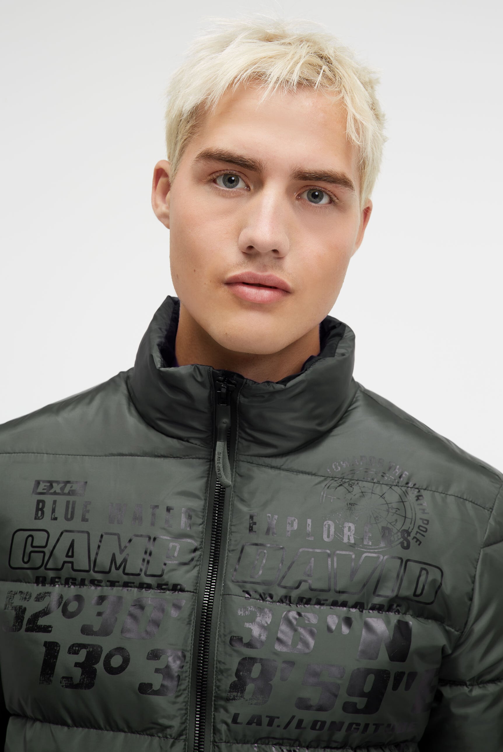 CAMP DAVID Winterjacke ohne Kapuze mit Windbreaker-Bündchen