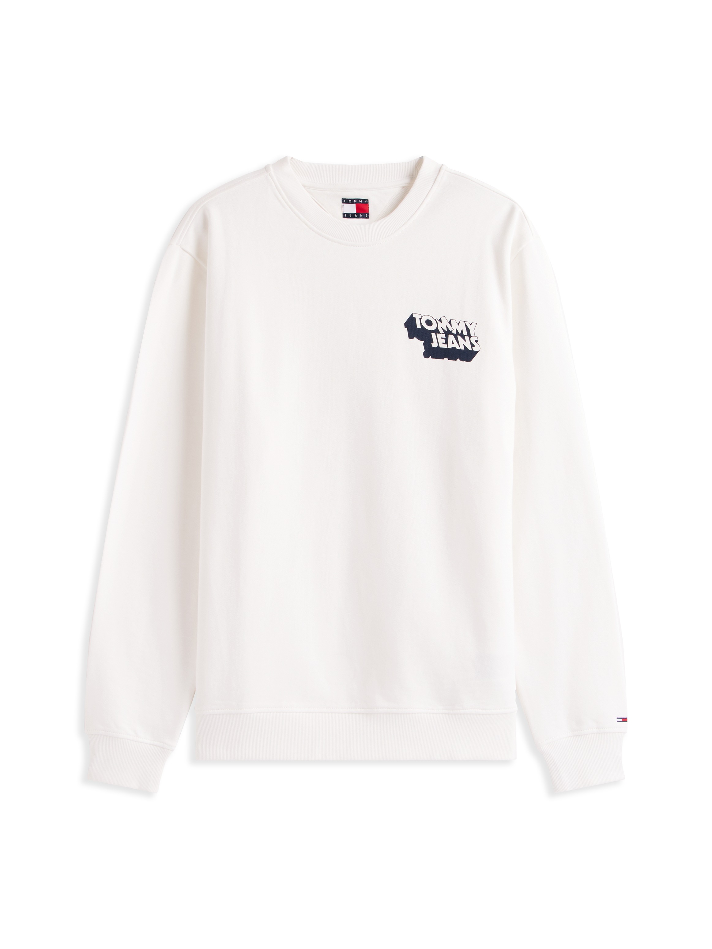 Thumbnail - Tommy Jeans Sweatshirt "TJM REG STACK CREW EXT", Mit Rundhalsausschnitt