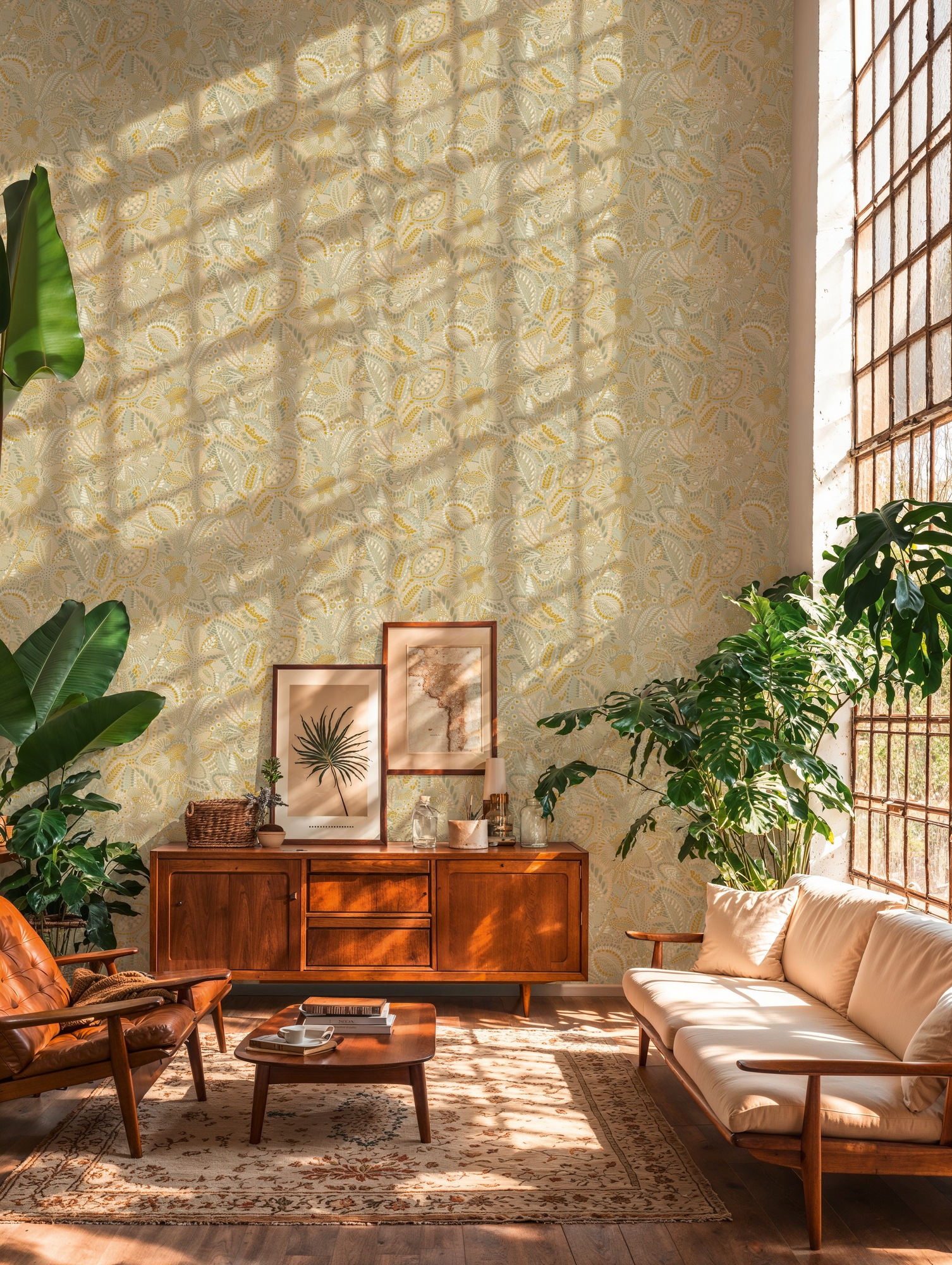 A.S. Création Vliestapete »Cuba II Ethno Floral Jungle« Retro | floral | tropisch leicht strukturiert Auffälliges Ethno-Design mit kunstvollen floralen Elementen