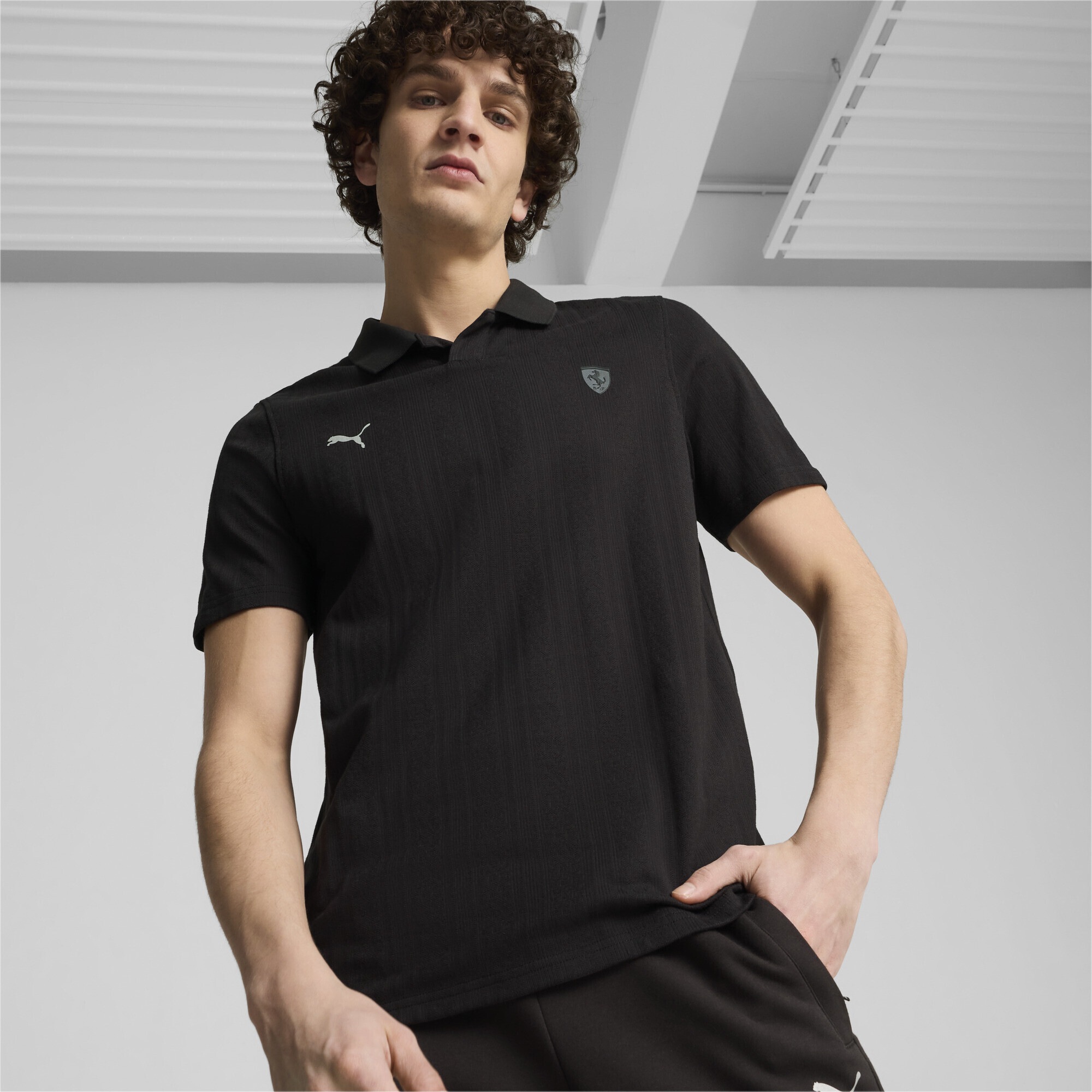 PUMA Poloshirt »Scuderia Ferrari Style Jacquard-Poloshirt Herren«