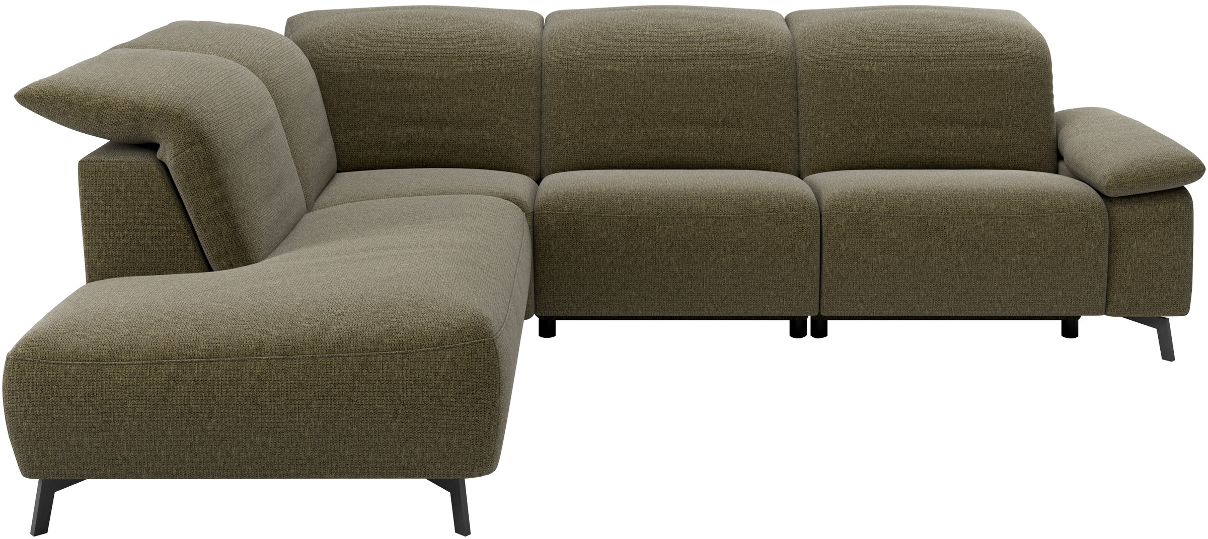 Musterring Ecksofa "MR 370, intelligenter Komfort im modernen Design" Optionale Relaxfunktion, flexible Kopfteile & klappbare Armlehnen