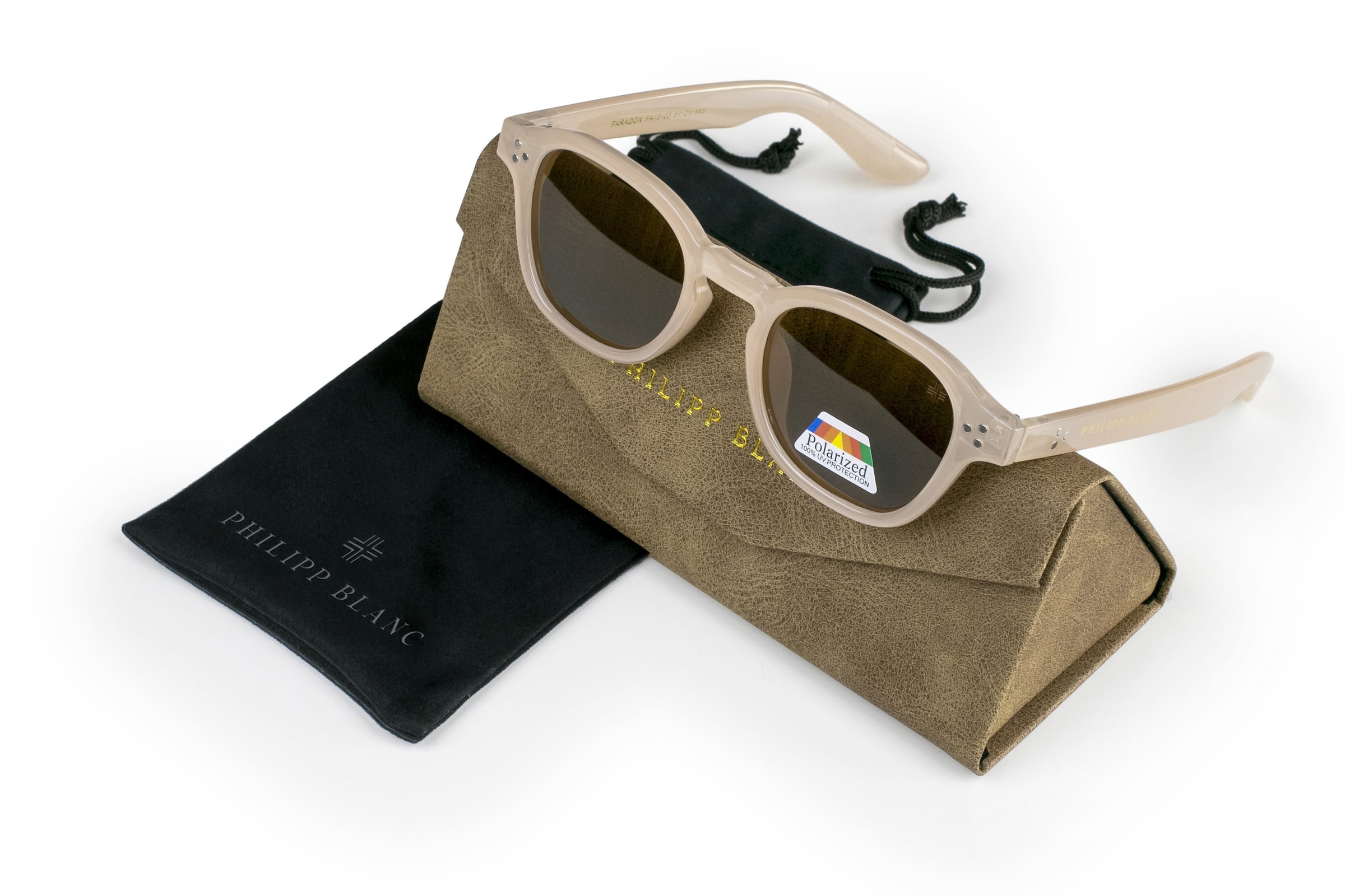 PHILIPP BLANC Sonnenbrille »PA13-03« Glass 0.74MM Polarized Lens UV400，CAT3.0