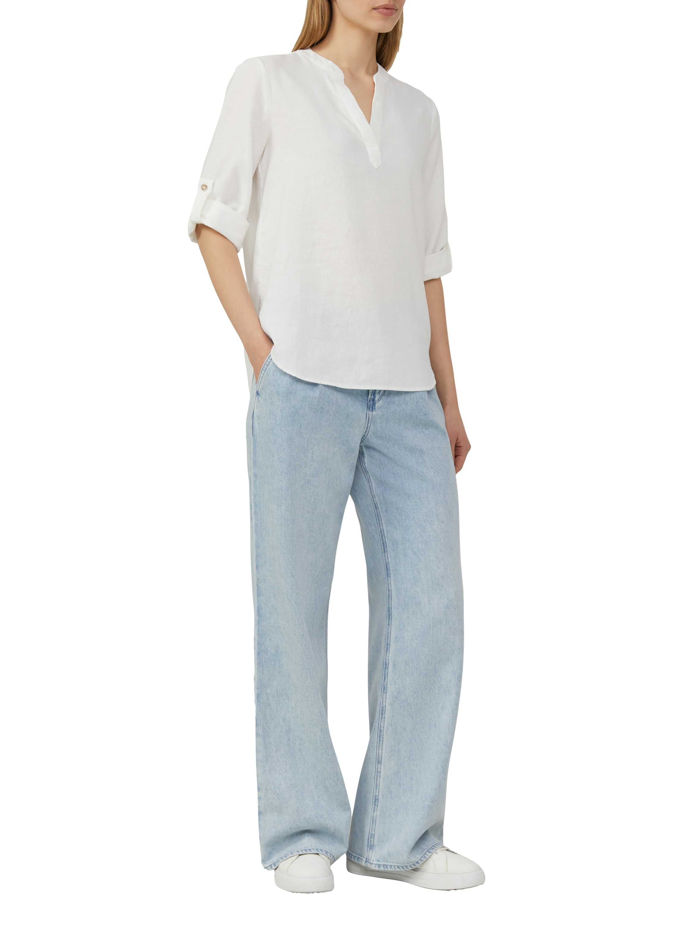 s.Oliver Klassische Bluse, mit Turn-up günstig online kaufen