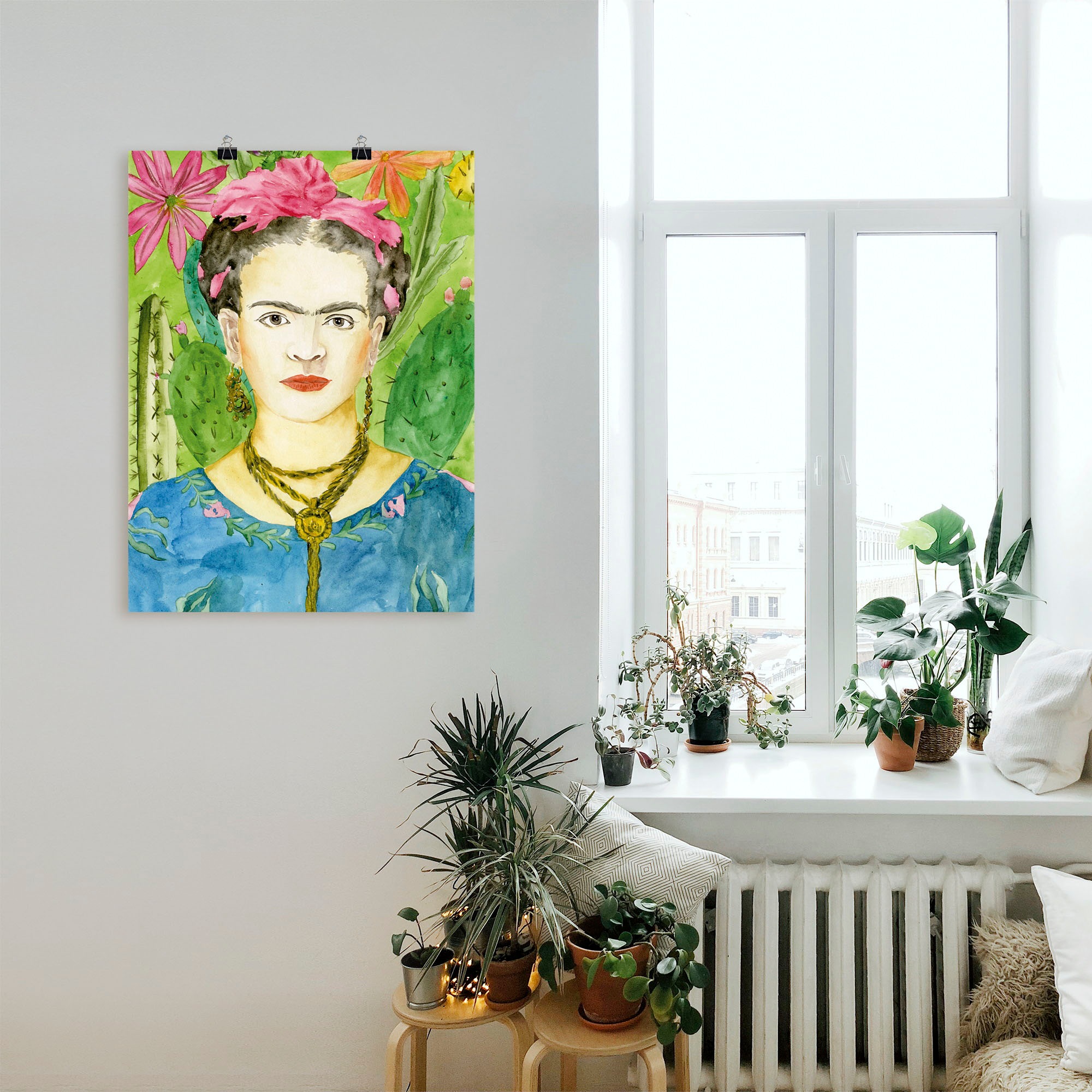 Artland Wandbild »Frida Kahlo II«, Bilder von Frauen, (1 St.), als Alubild, Outdoorbild, Leinwandbild, Poster, Wandaufkleber