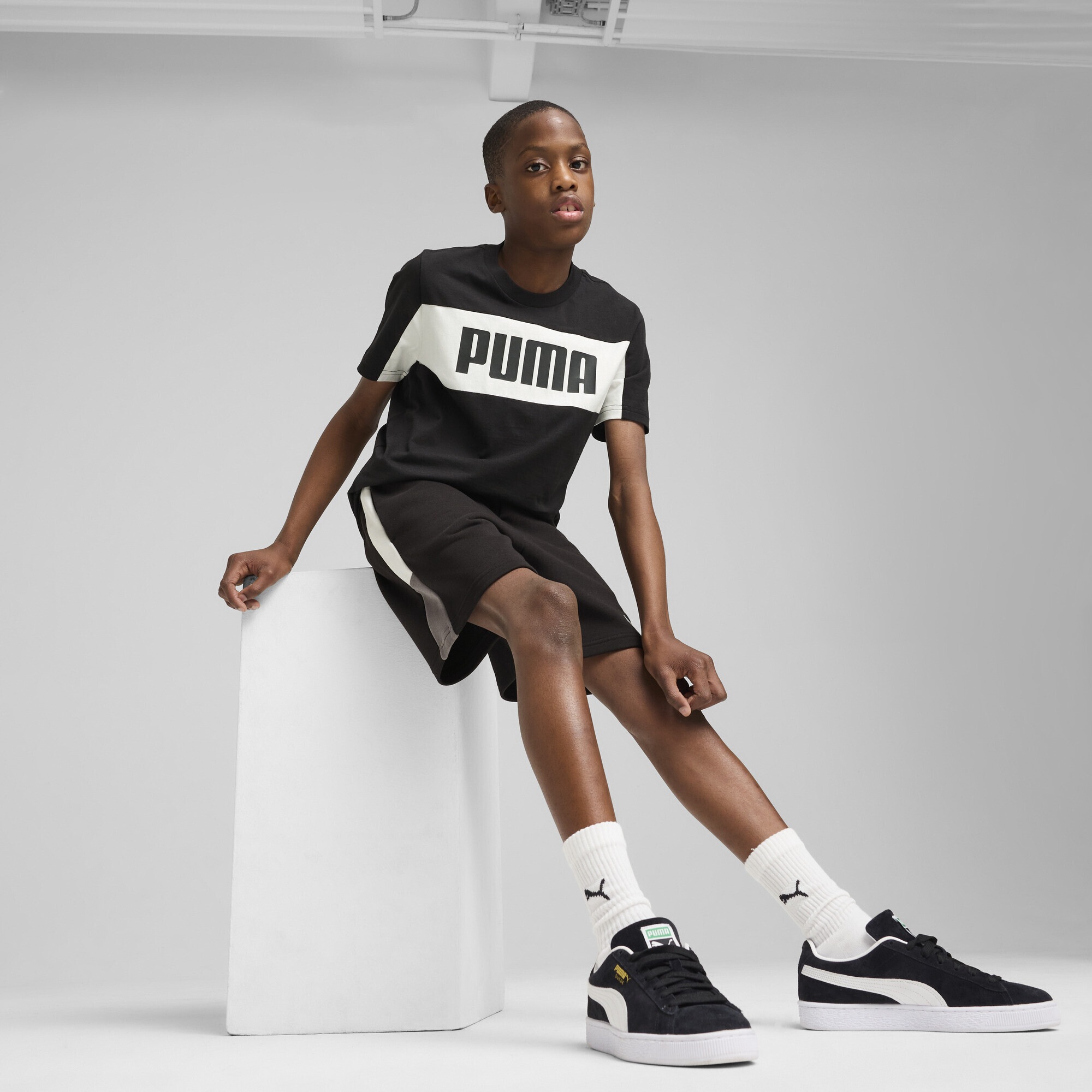 PUMA Sporthose »Essentials Block Shorts Jungen«