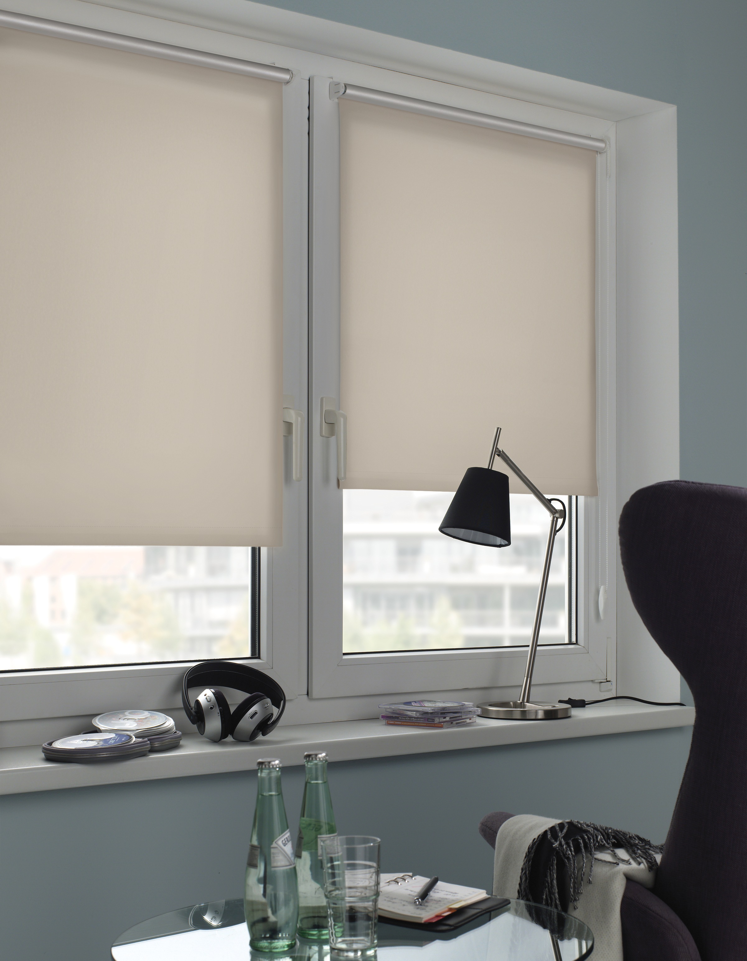 GARDINIA Seitenzugrollo »EASYFIX Rollo Thermo ENERGIESPAREND« verdunkelnd Sichtschutz | energiesparend mit Bohren/ohne Bohren freihängend abdunkelnd mit Thermobeschichtung