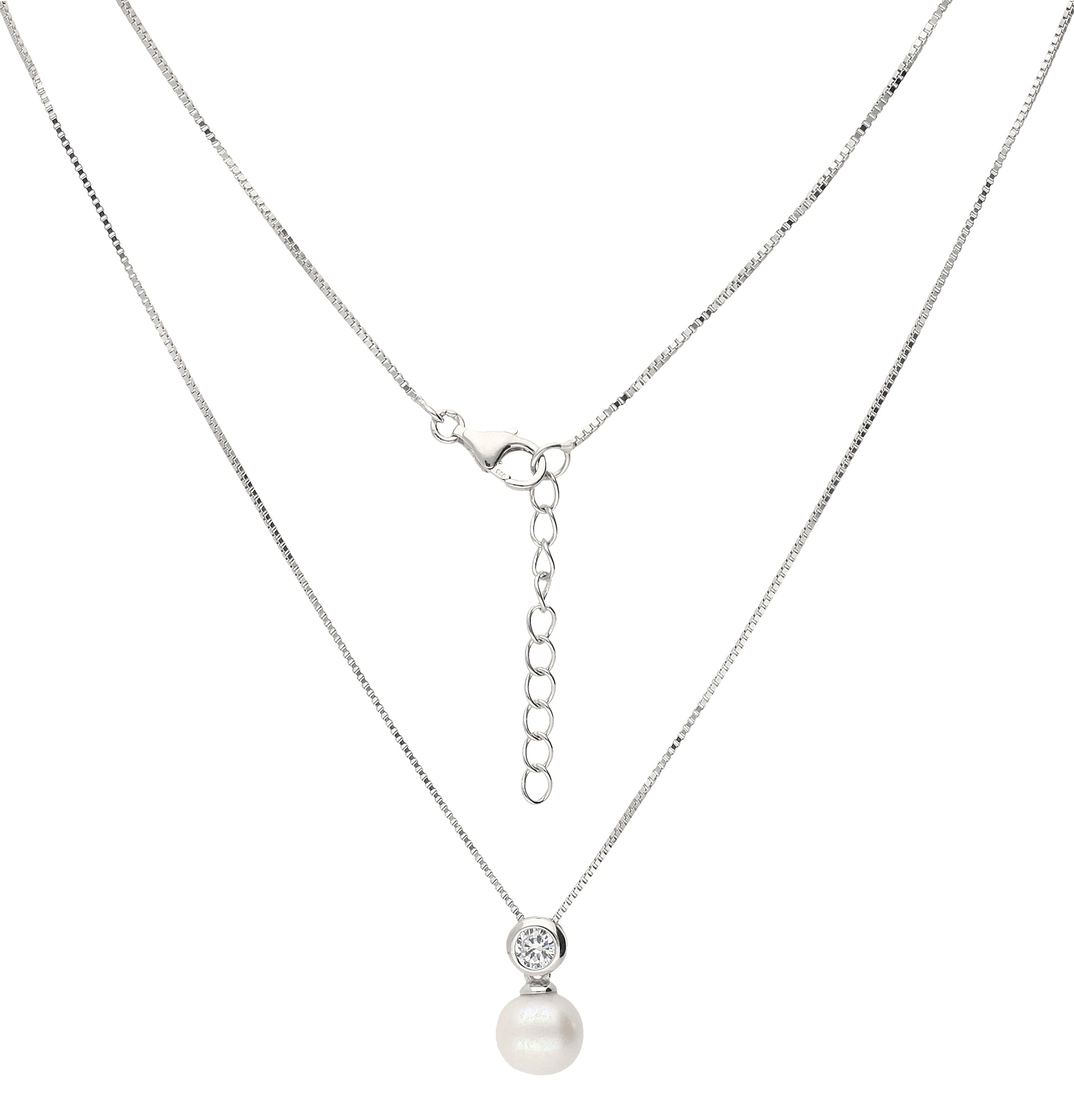 Vivance Kette mit Anhänger »lustrous pearl«