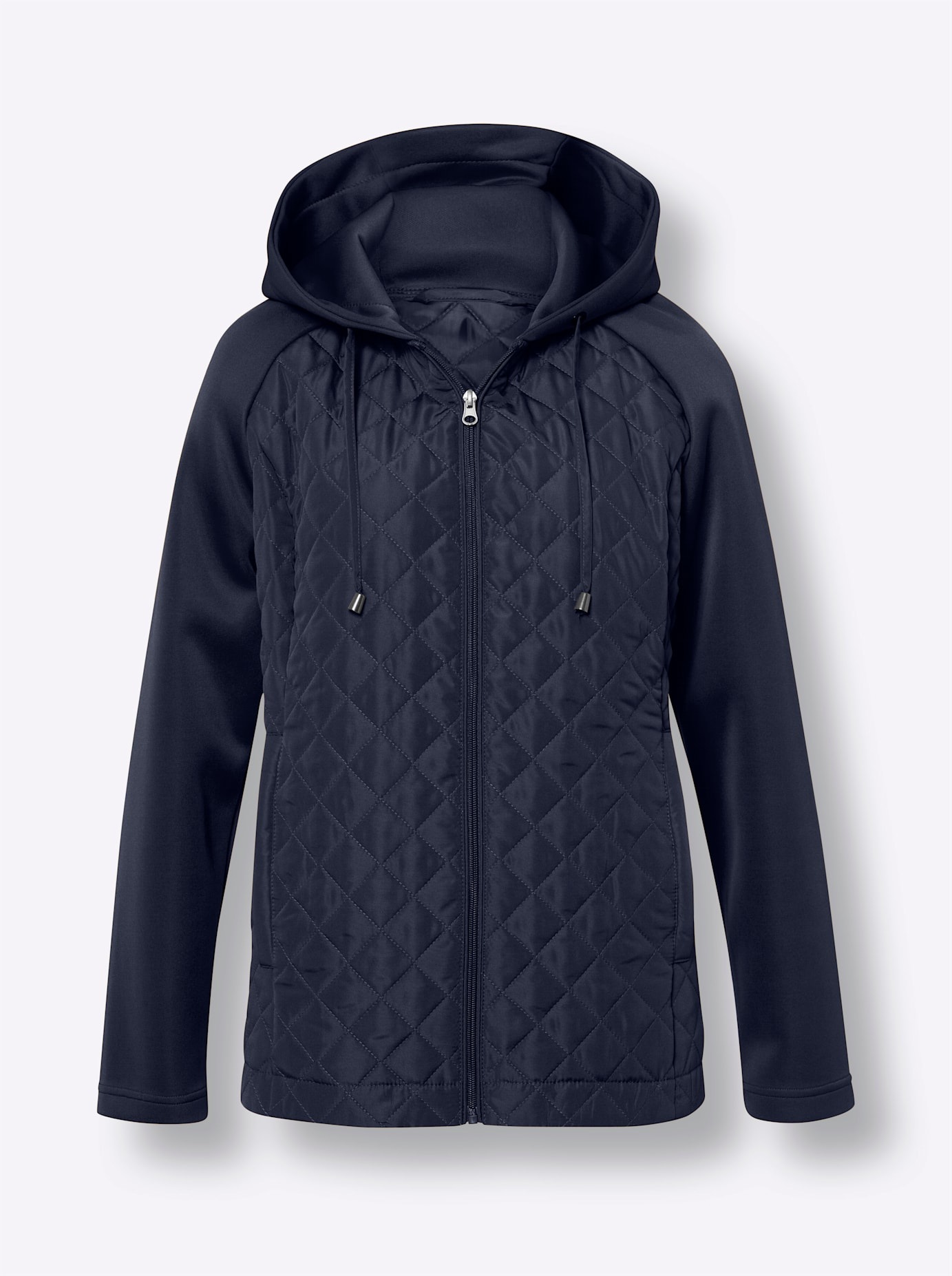 Classic Basics Women Long Jacket Navy 38 3
