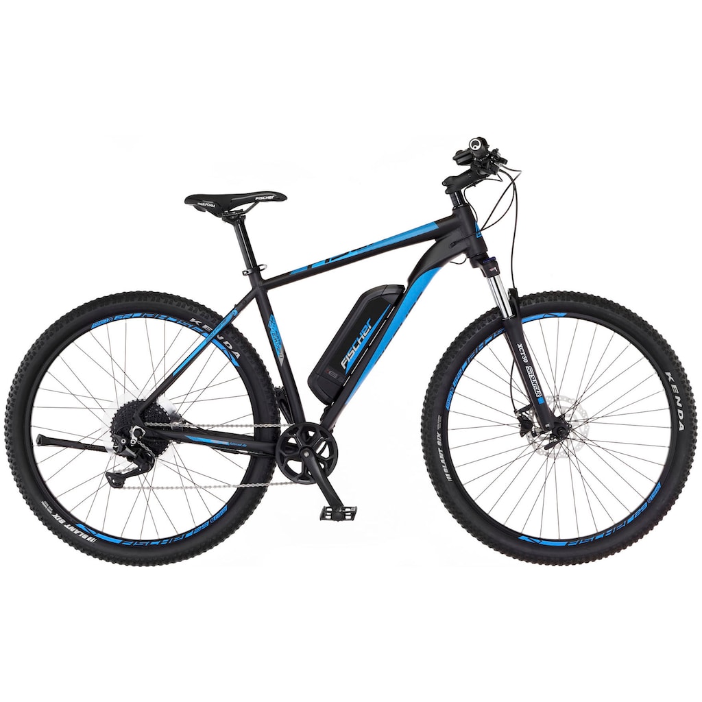 FISCHER Fahrrad E-Bike »MONTIS EM 1724.1 627«, 10 Gang, Shimano, Deore, Heckmotor 250 W, (mit Schloss)