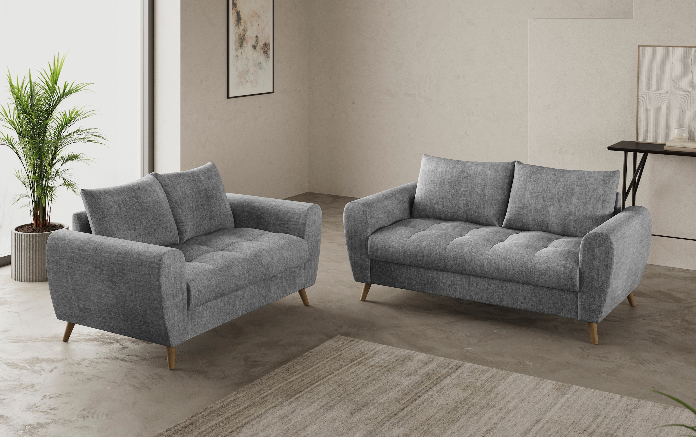 Mr. Couch 2,5-Sitzer »Blackburn II«, Mit Kaltschaumpolsterung bis 140 kg belastbar
