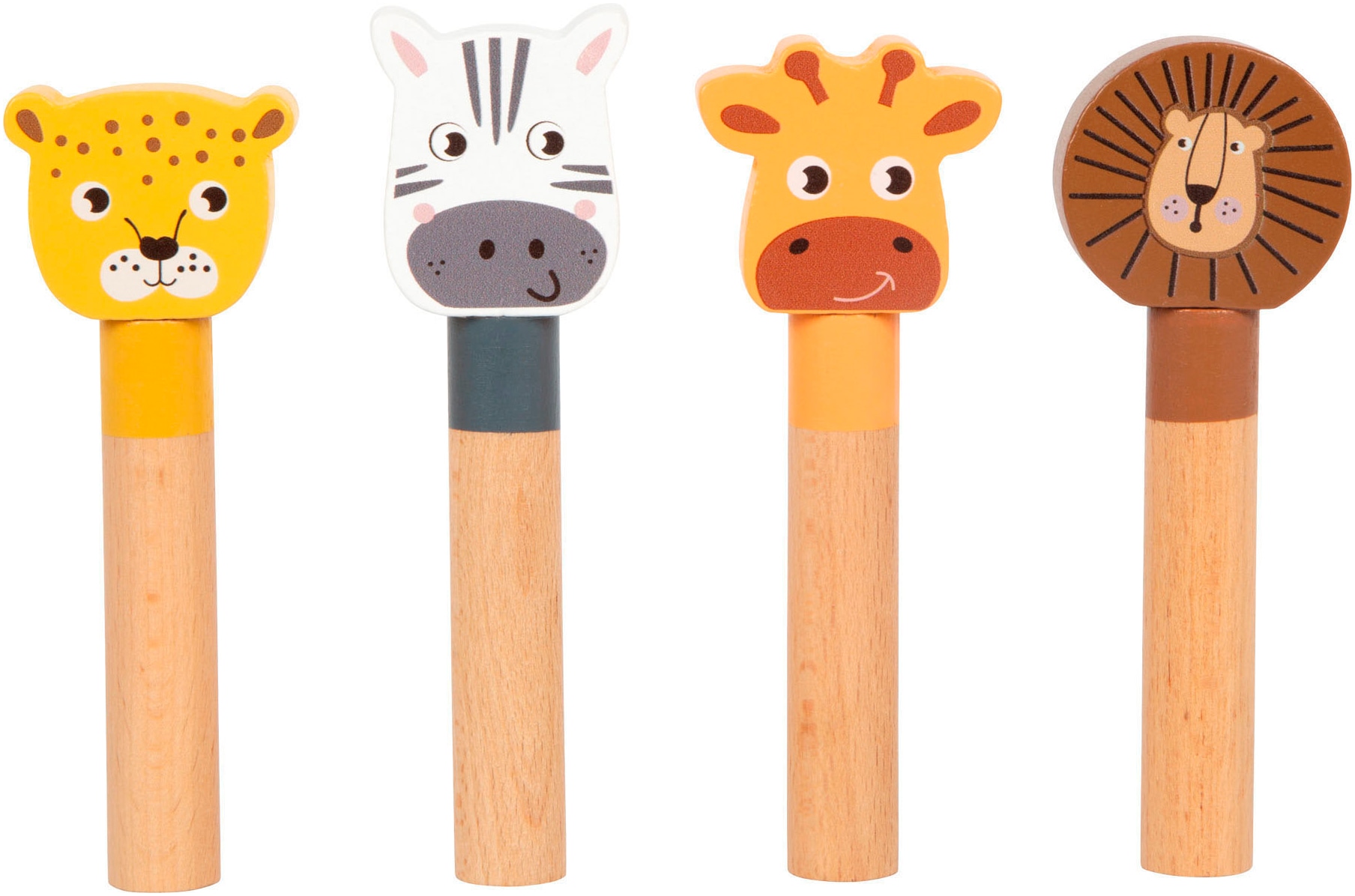 Small Foot Steckspielzeug »Steckspiel Safari hüpfende Tiere«