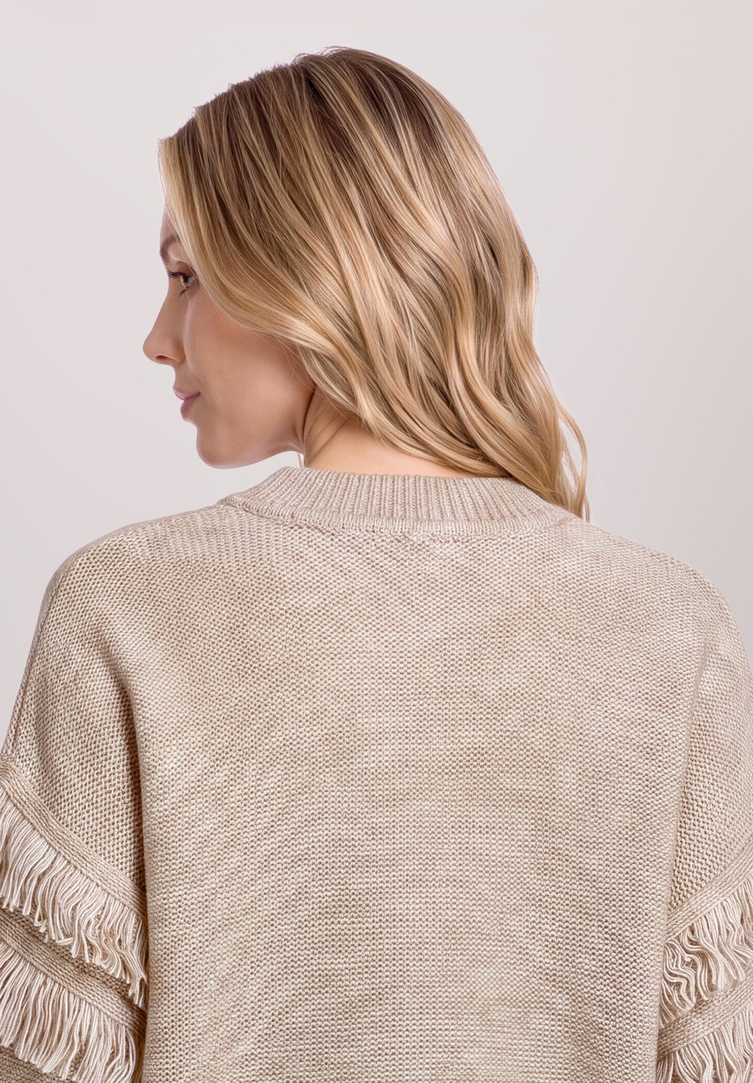 Betty&Co Strickpullover »Damen mit Fransen« 1