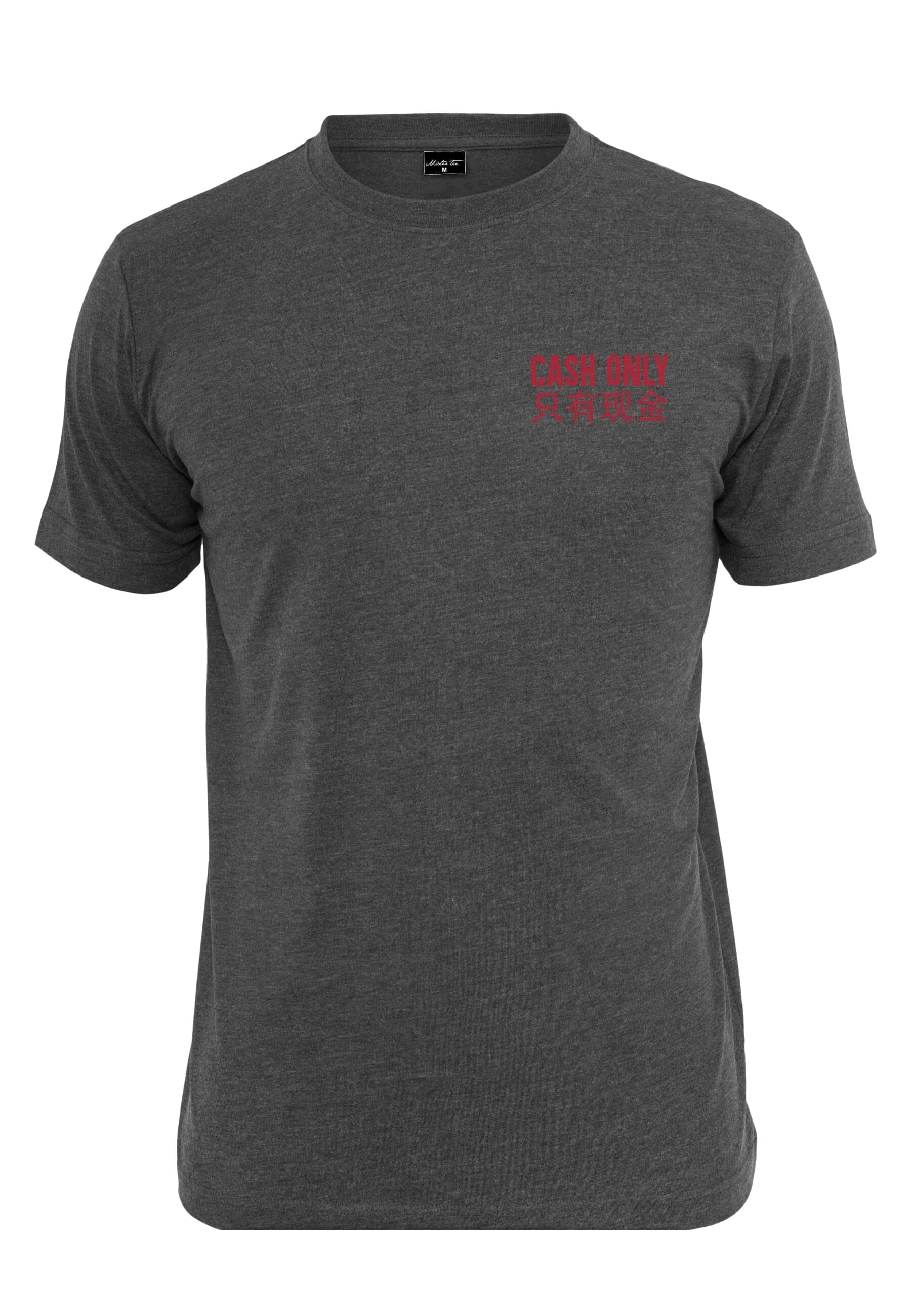 MisterTee Kurzarmshirt "MisterTee Herren Cash Only Tee" 1 Stk. tlg. günstig online kaufen
