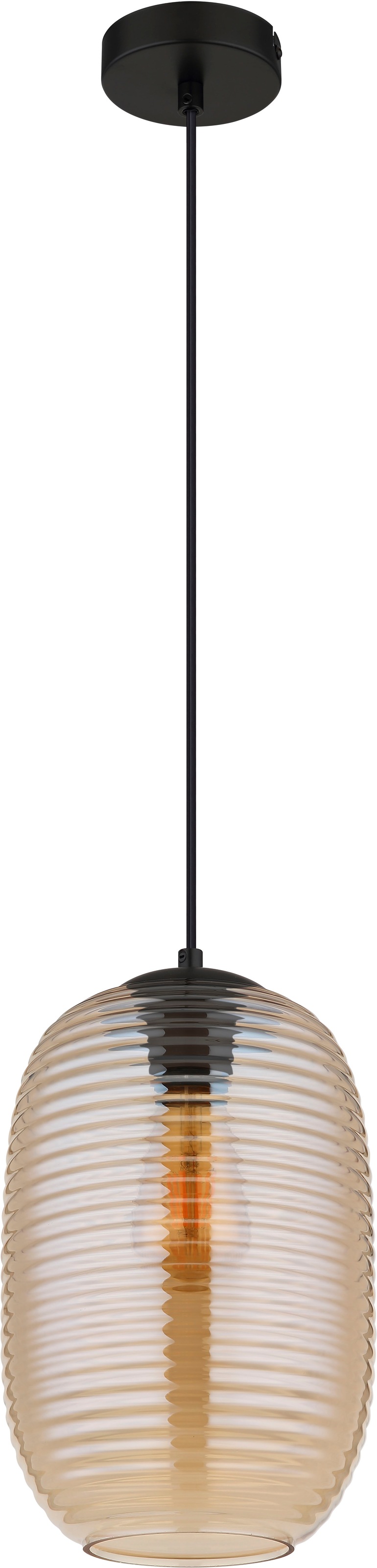 GLOBO LIGHTING Hängeleuchte »JEFREY« E27 1 Stk. Hängelampe Esszimmer-Leuchte Esstischleuchte Wohnzimmer