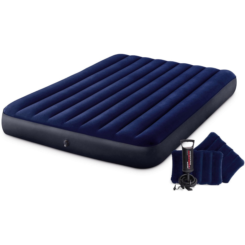 Intex Luftbett »DURA-BEAM® Classic Downy Airbed-Set«, (Set)