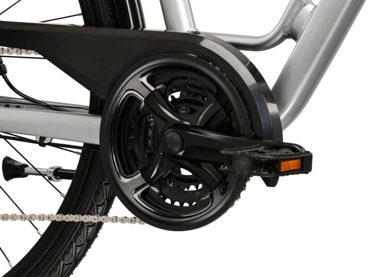 Kross Cityrad »Sentio 3.0 Silber 24 Gänge« 24 Gang Shimano ACERA M3020 Schaltwerk Kettenschaltung