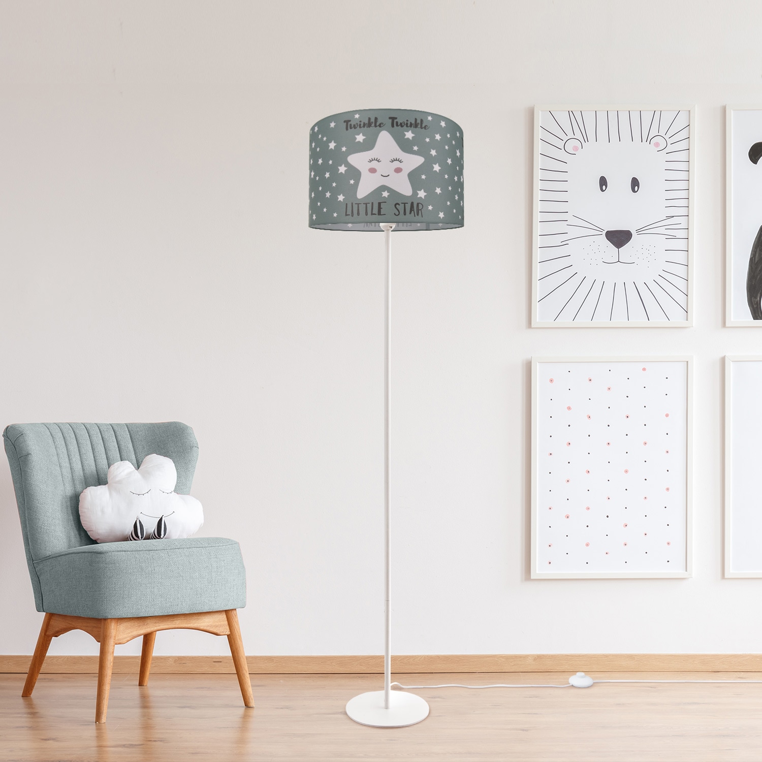 | 1 Home LED Stehlampe »Aleyna Sternen-Motiv, Deko 105«, Lampe Kinderzimmer BAUR E27 flammig-flammig, Paco Kinderlampe