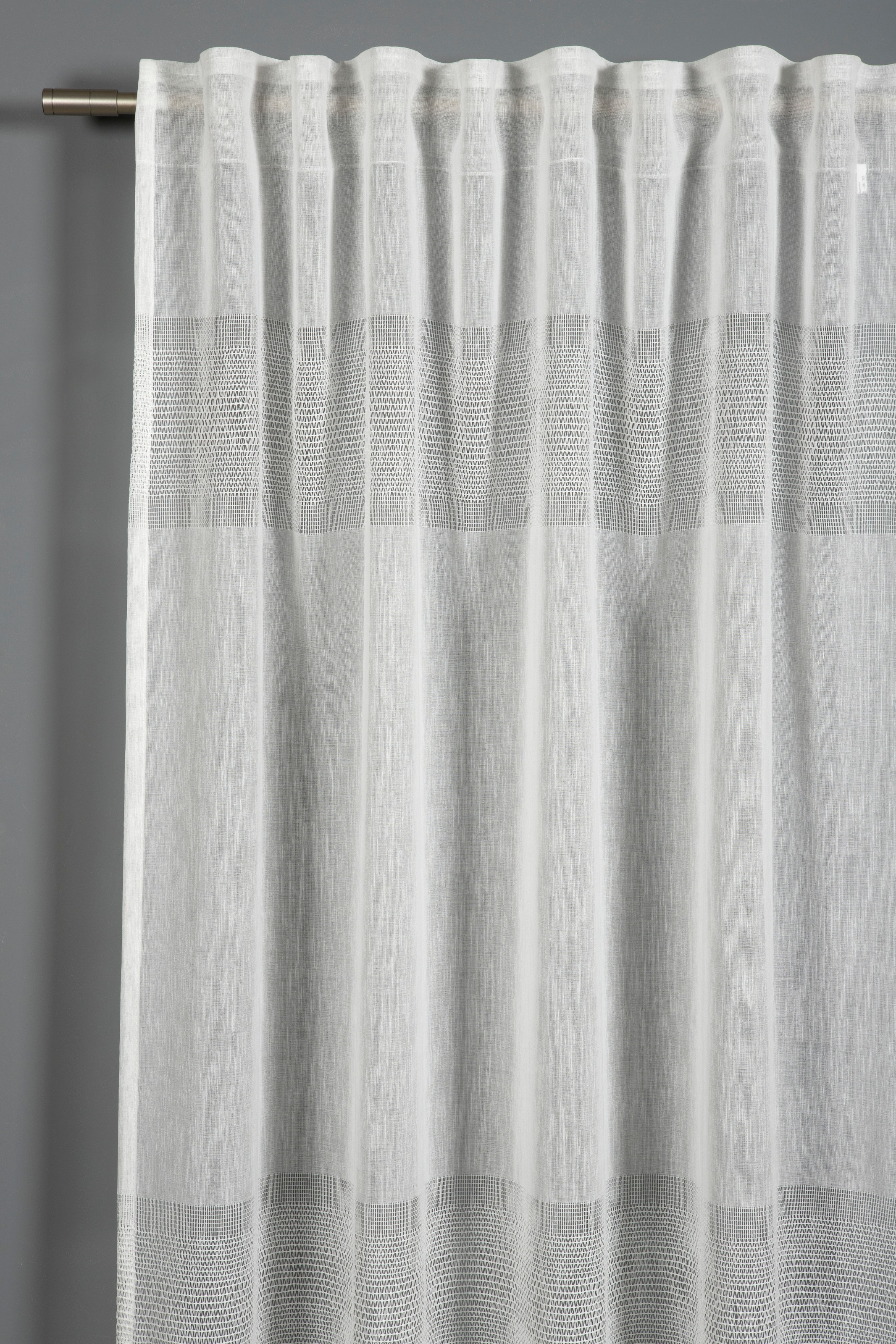 GARDINIA Gardine "Schal mit Gardinenband Etamine" verdeckte Schlaufen 1 Stk günstig online kaufen