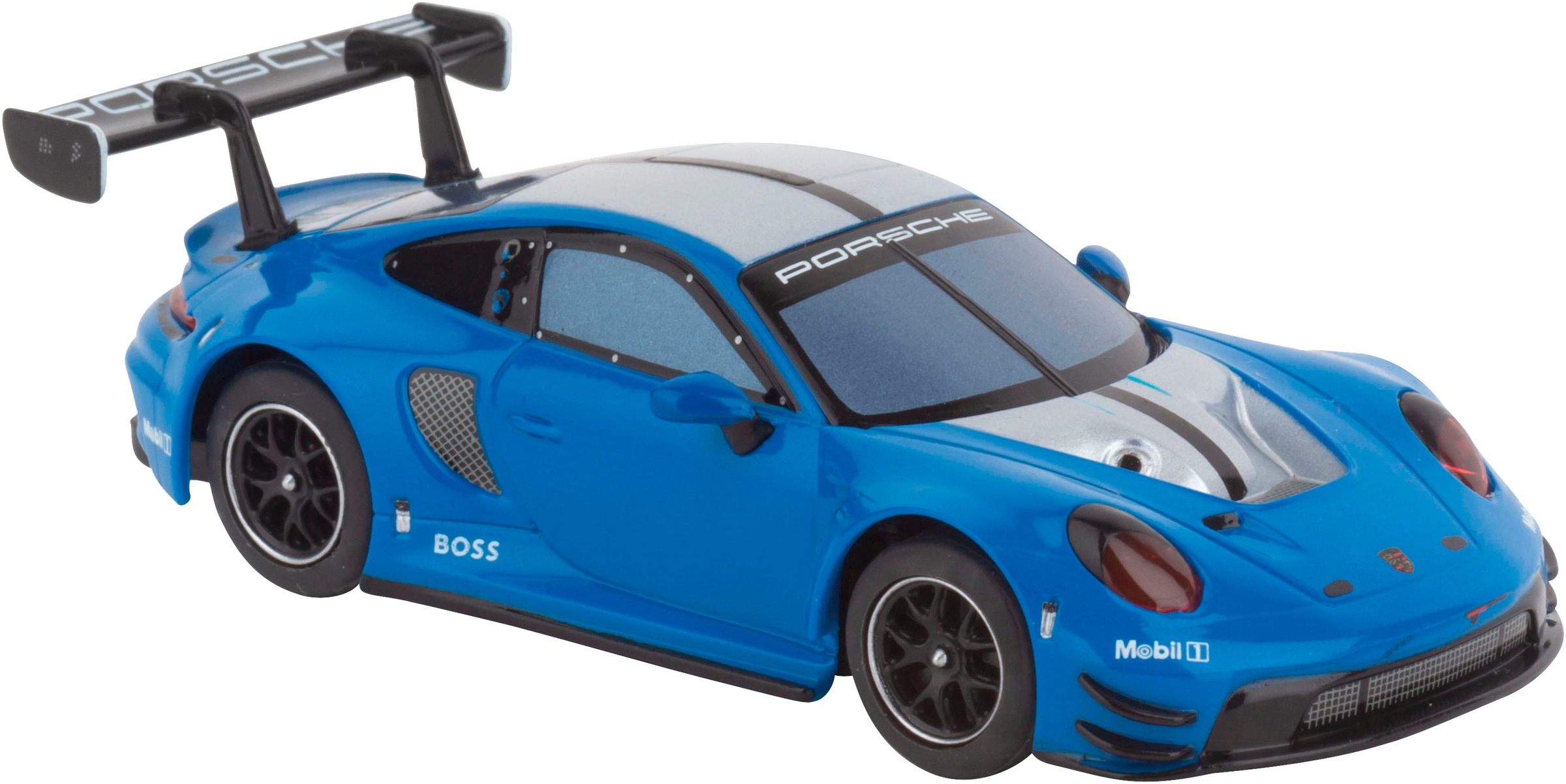 Carrera® Rennbahn-Auto »Carrera Hybrid, Porsche 911 GT3 R, Blue Thunder«