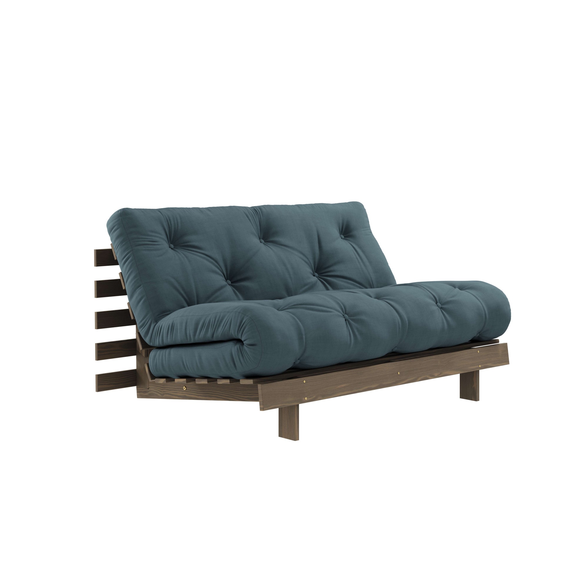 Karup Design Daybett "Roots Sofa Bed, Schlafsofa, Bettfunktion, FSC-Massivholz" Inkl. Futonmatratze, Made in Europe, langlebig, B: 140 oder 160 cm