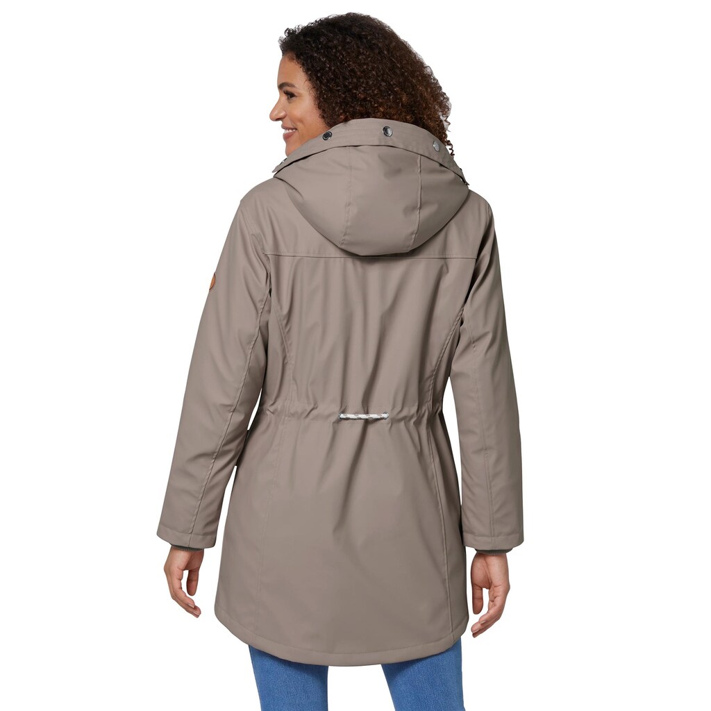 Casual Looks Regenjacke, mit Kapuze