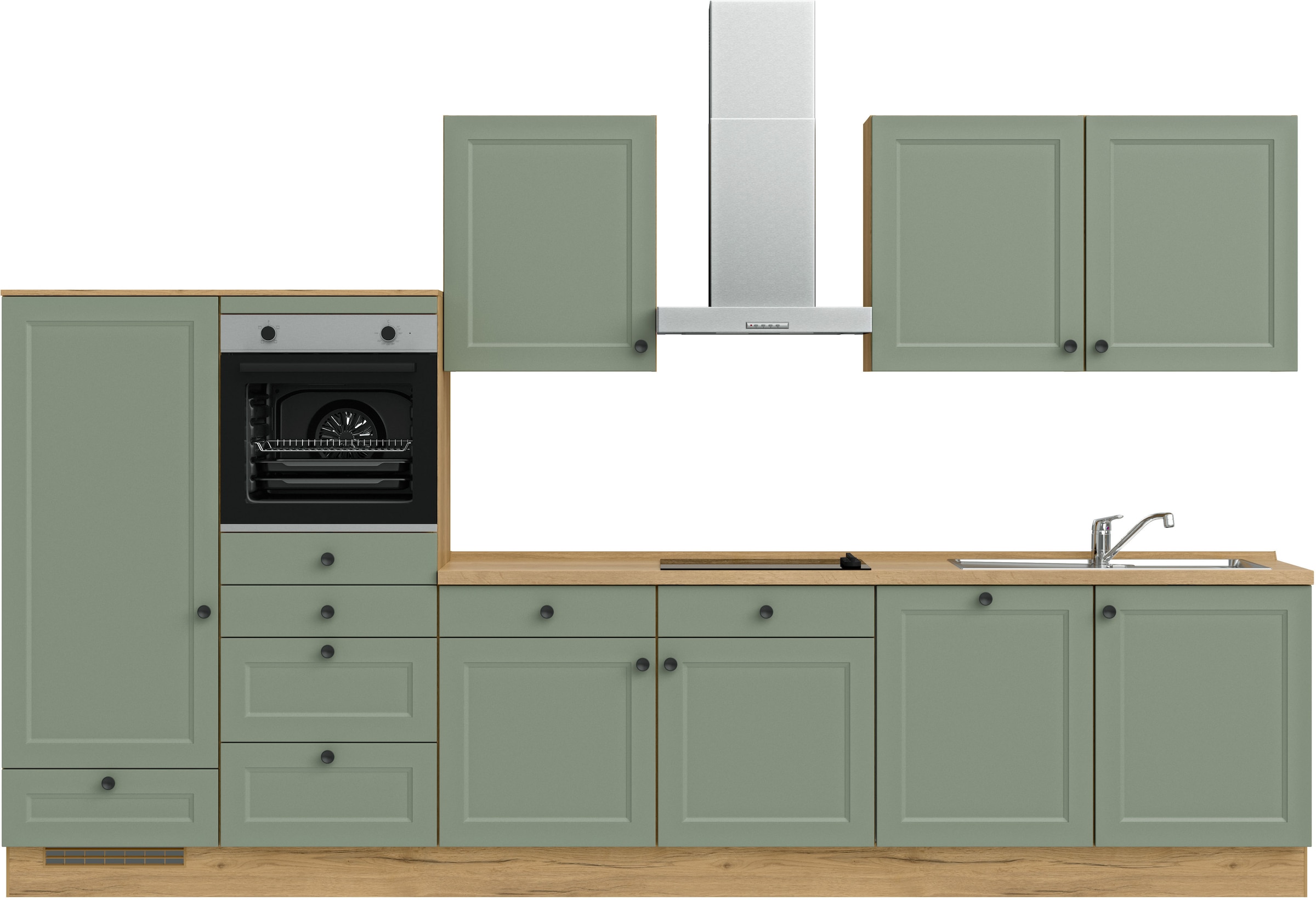 nobilia Küchenzeile ""Cascada I"" vormontiert, Ausrichtung wählbar, Breite günstig online kaufen