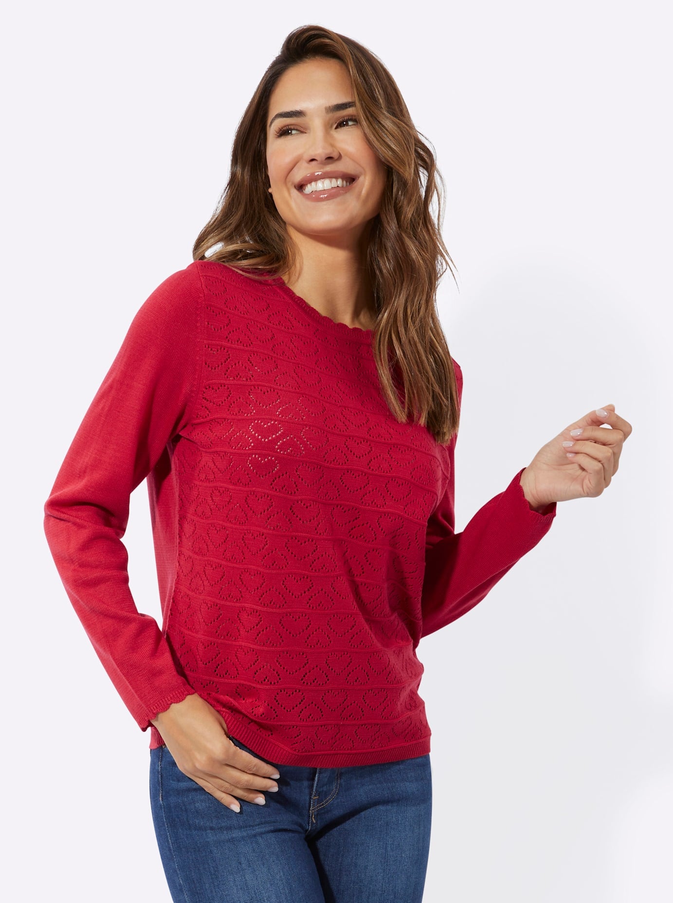 Classic Basics Strickpullover »Ajour-Pullover«