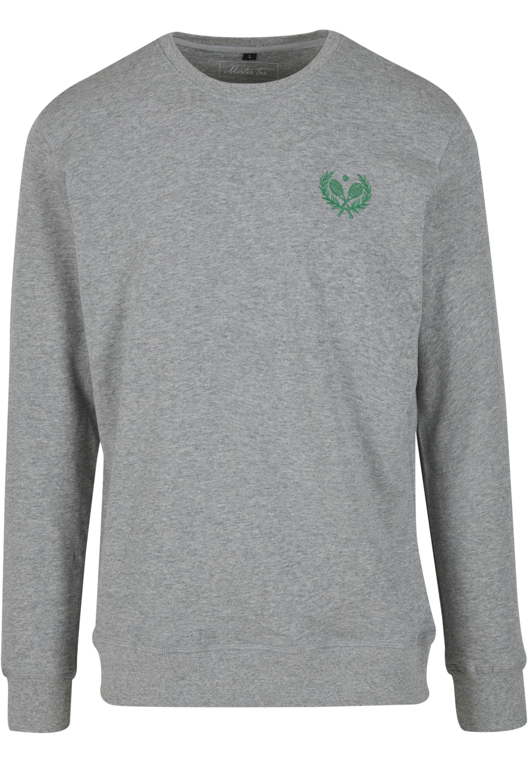 MisterTee Rundhalspullover "MisterTee Courtside Sports EMB Light Crew Sweat günstig online kaufen