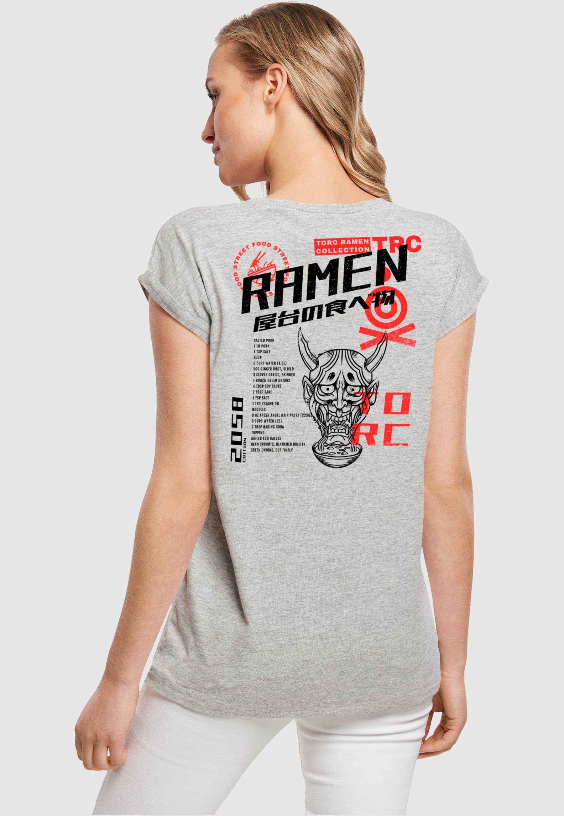 Merchcode T-Shirt »Merchcode Damen Ladies TORC - Street Food T-Shirt«, (1 tlg.)