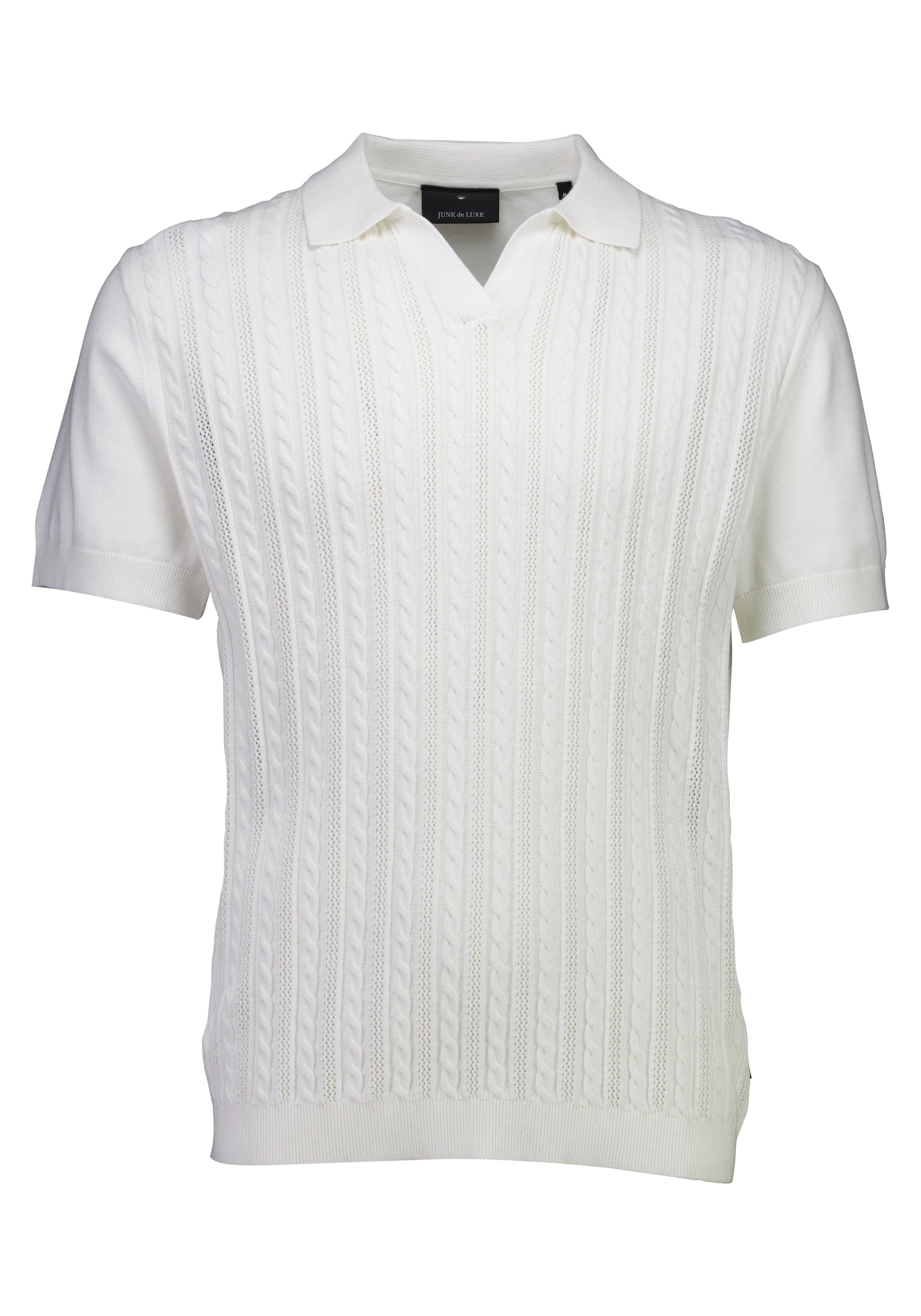 JUNK de LUXE Kurzarmpullover "Poloshirt Relaxed Fit" günstig online kaufen