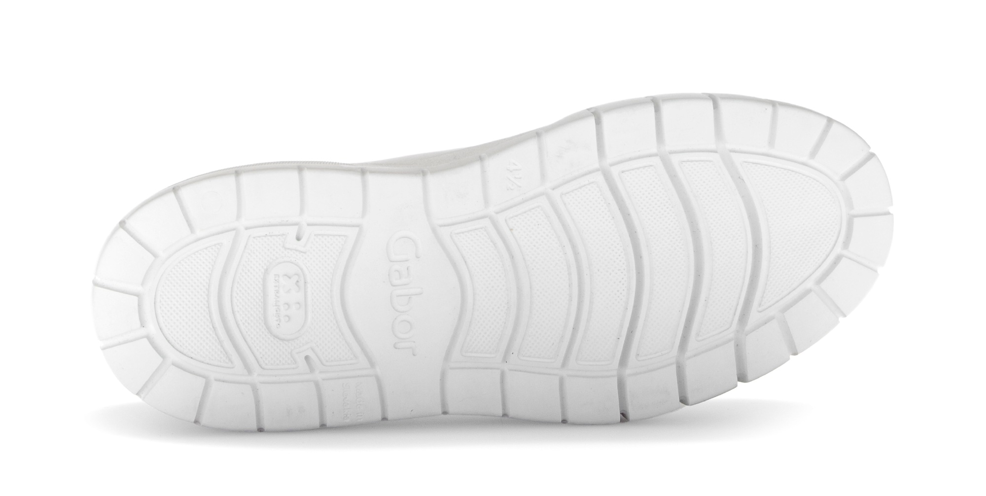 Gabor Plateausneaker  , Freizeitschuh, Halbschuh, Schnürer mit Kontrastbesatz an der Ferse