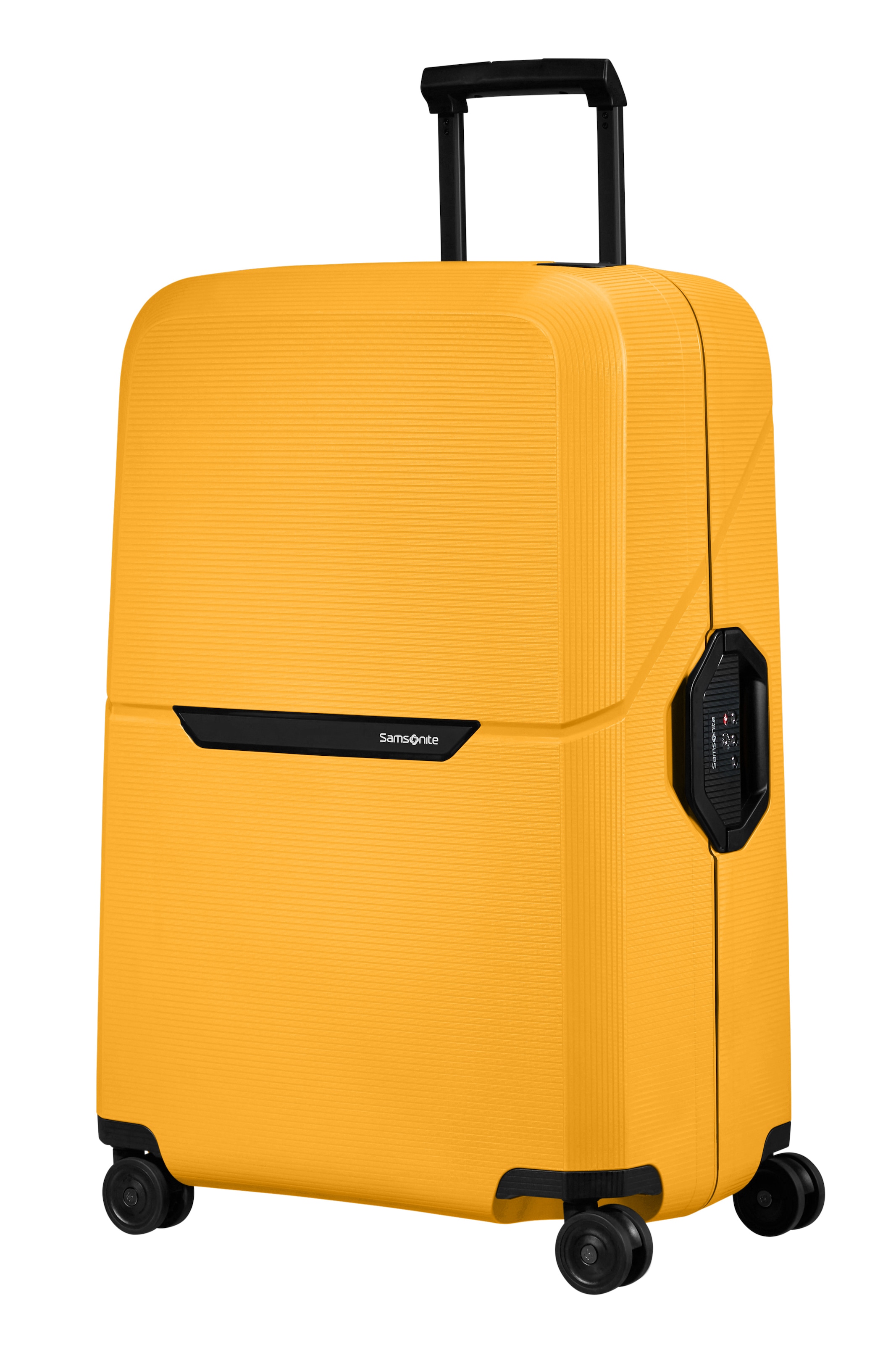 Samsonite Hartschalen-Trolley "MAGNUM, verschiedene Größen und Farben" 104 l 4 Rollen mit arretierbarem und versenkbarem Druckknopf-Trolleysystem