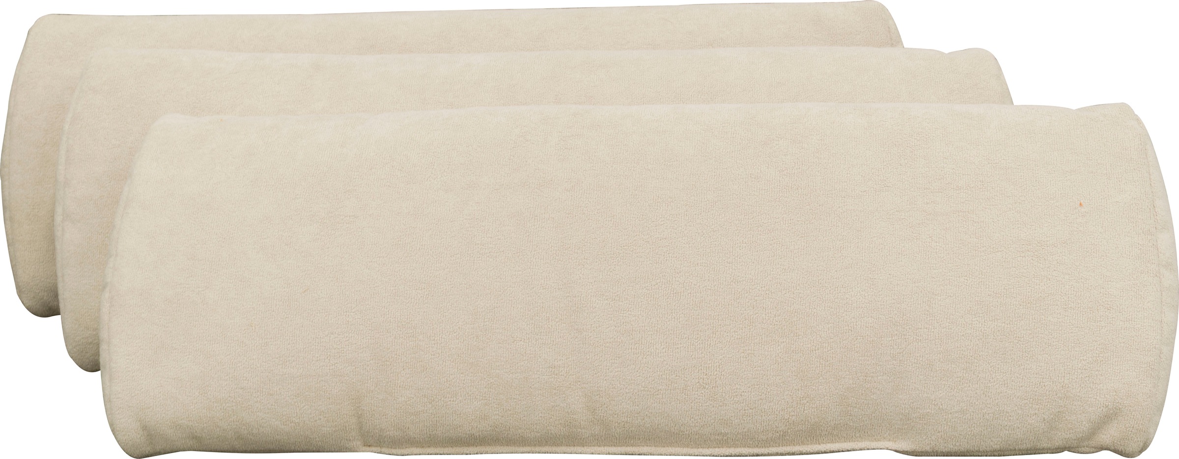 OTTO home Dekokissen »Ballerup« Dekokissen mit Füllung, Nierenkissen 3er Set 59x23cm