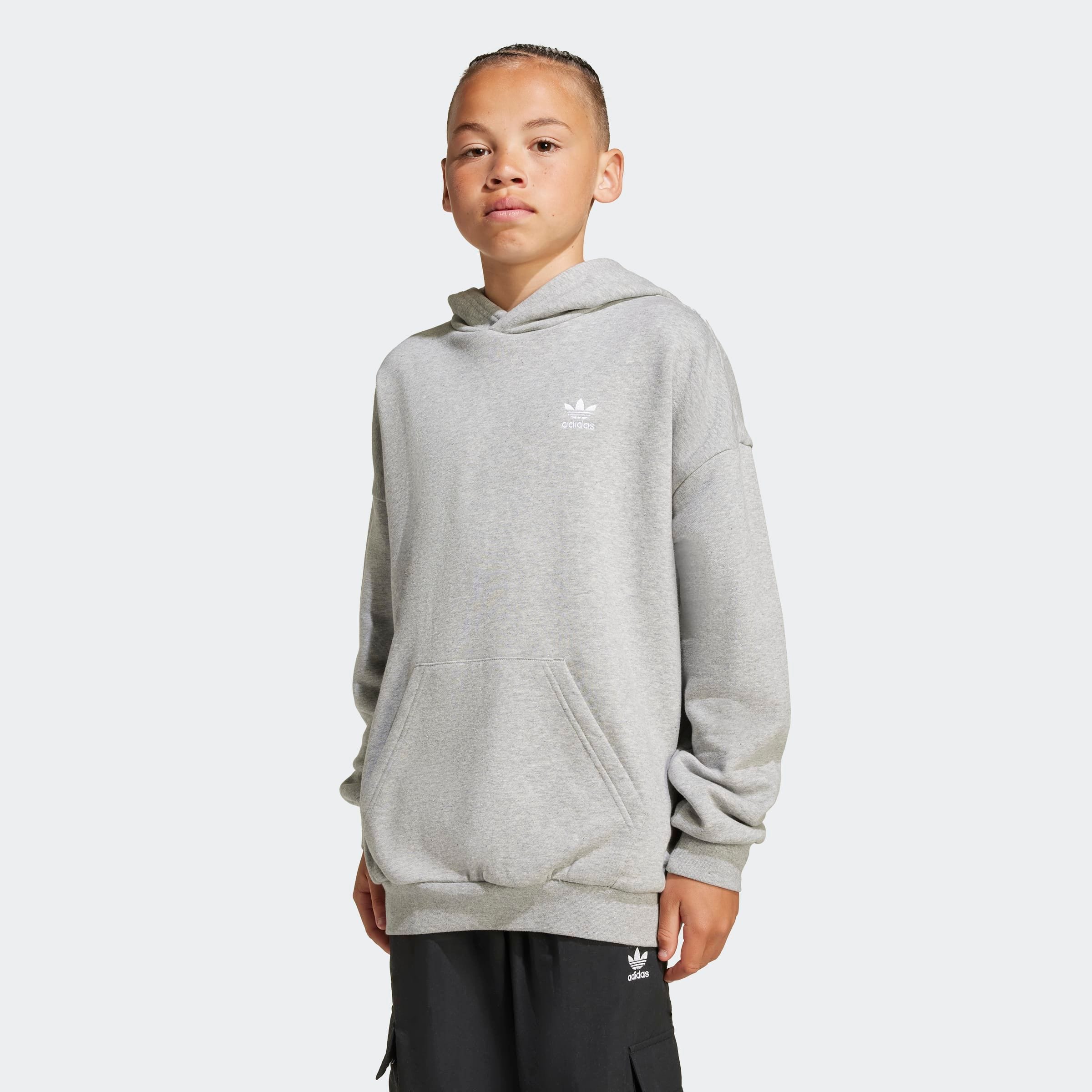 adidas Originals Kapuzensweatshirt »KIDS FLEECE-HOODIE, LOCKER GESCHNITTEN«
