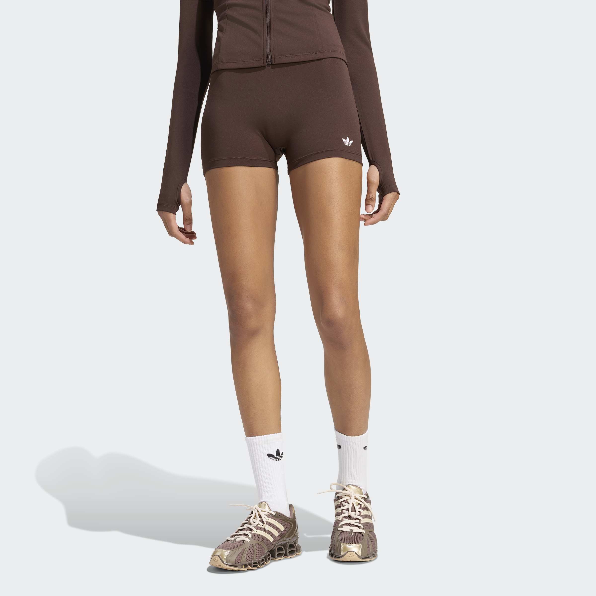 adidas Originals Shorts "ESSENTIALS, POLYESTER" sportlicher Stil, ohne Verschluss, aus Polyester, enger Schnitt