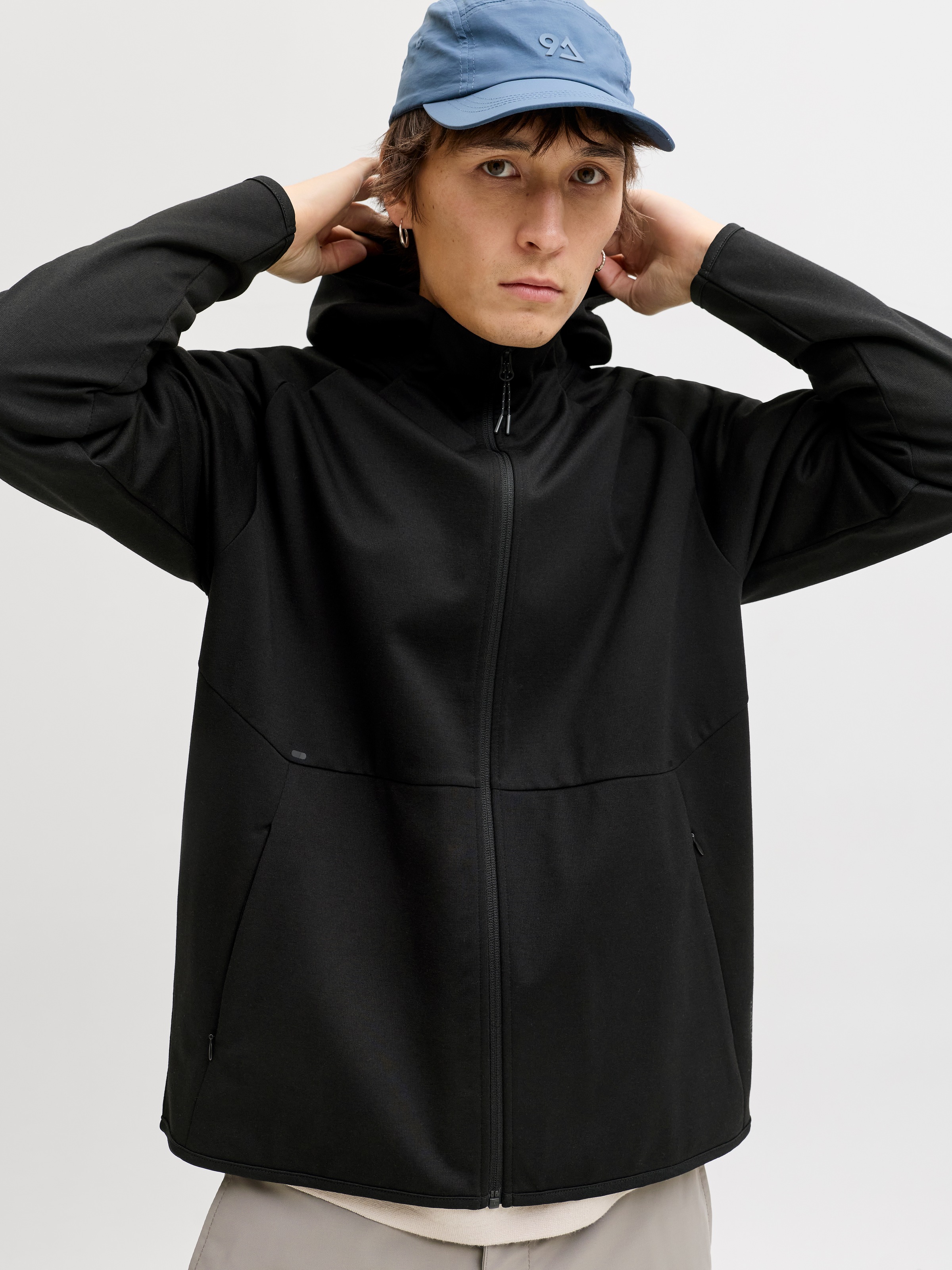 Jack & Jones Sweatshirt "JJEBASE SWEAT ZIP HOOD SN", mit Kaputze günstig online kaufen