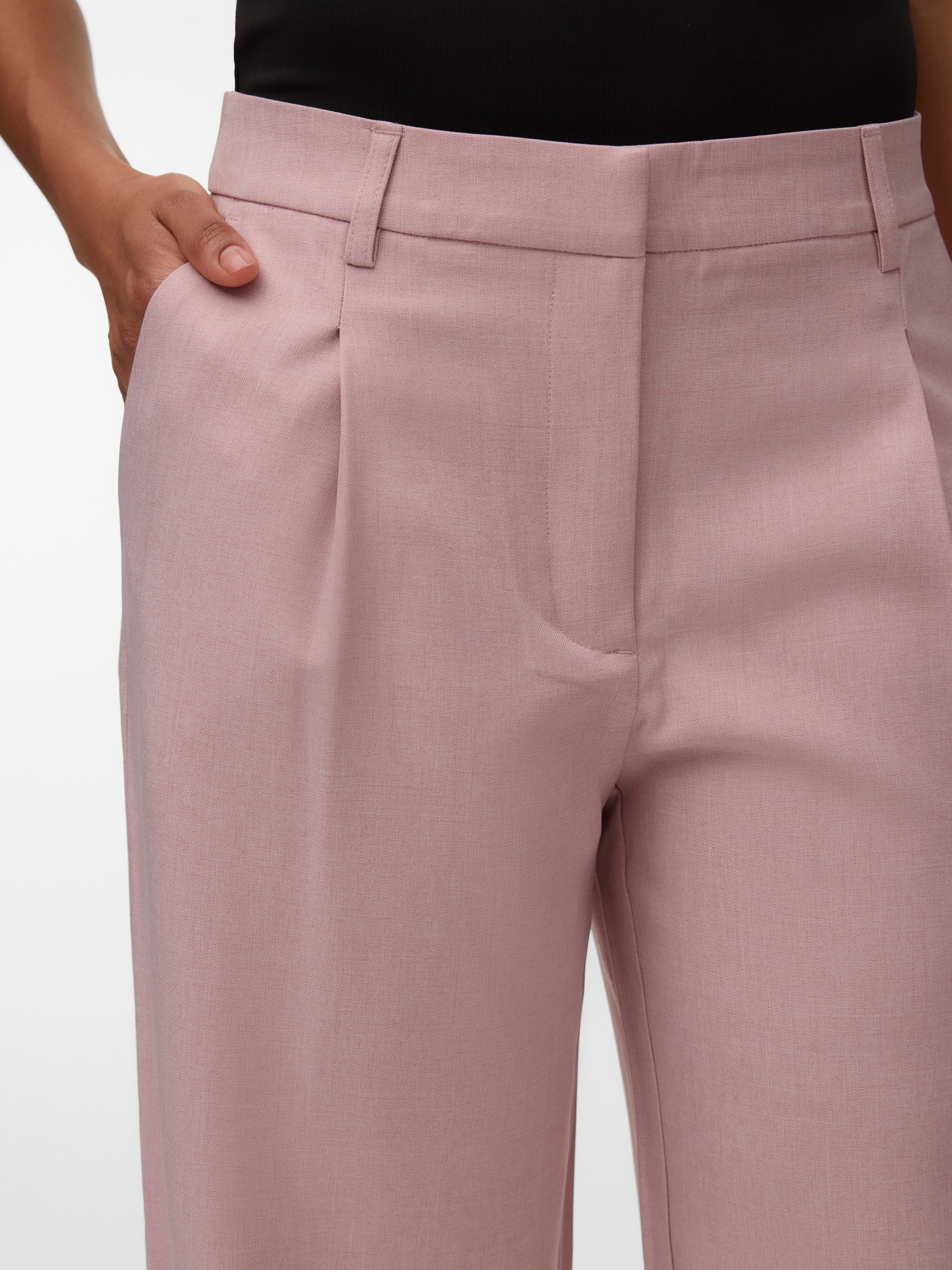 Thumbnail - Vero Moda Anzughose "VMCASSIDY MW WIDE PANT NOOS" Materialmix