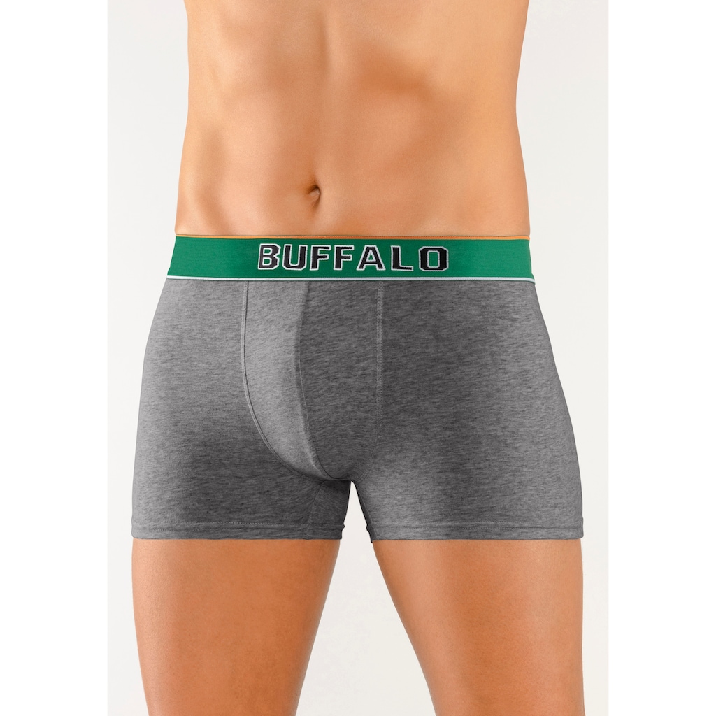 Buffalo Boxer »Boxershorts für Herren«, (Packung, 3 St.), aus Baumwoll-Mix