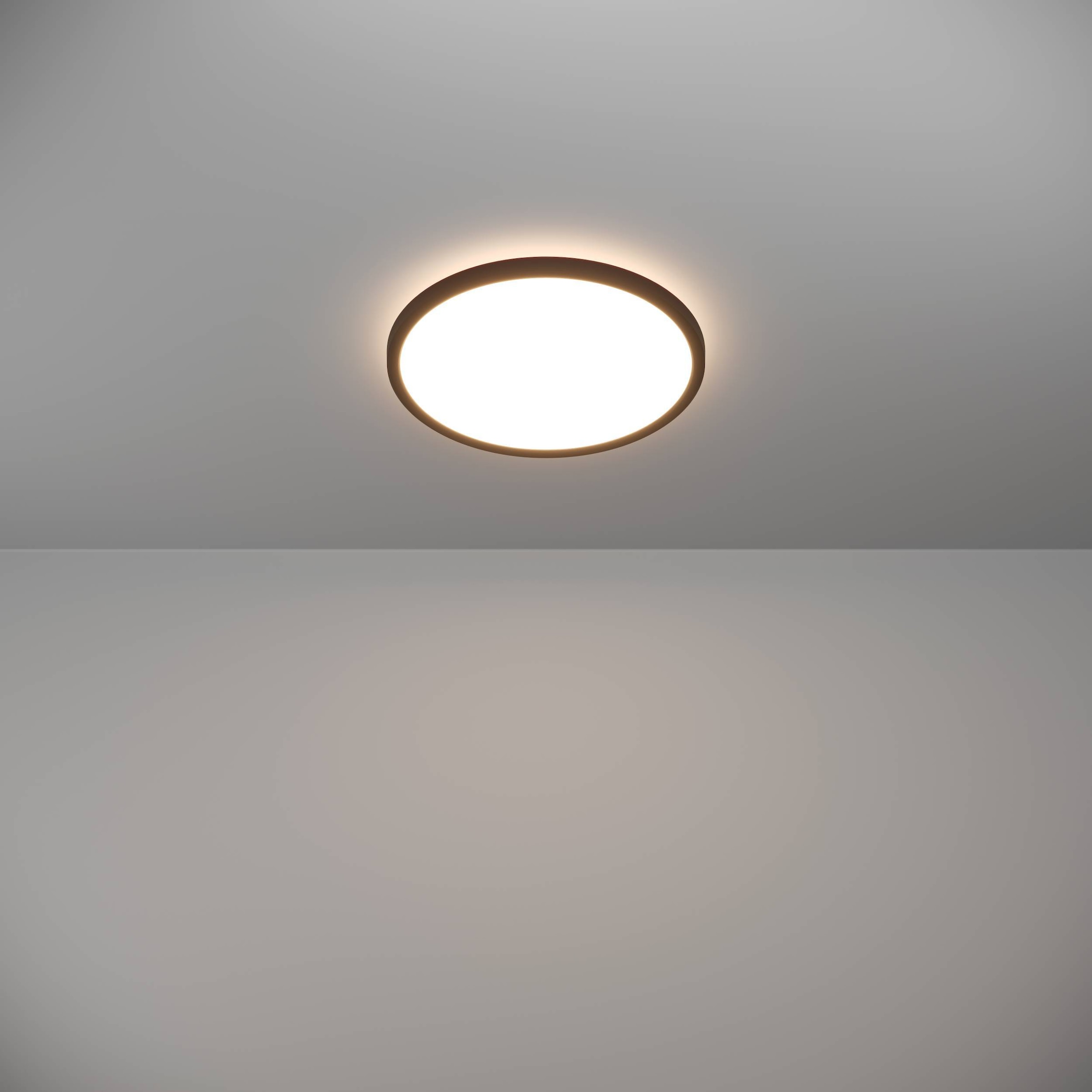 EGLO Deckenleuchte »Rovito Deckenlampe, Deckenbeluchtung, Badlampe Decke, Kunststoff, IP44« LED-Modul 1 Stk. Kaltweiß | Neutralweiß | Warmweiß
