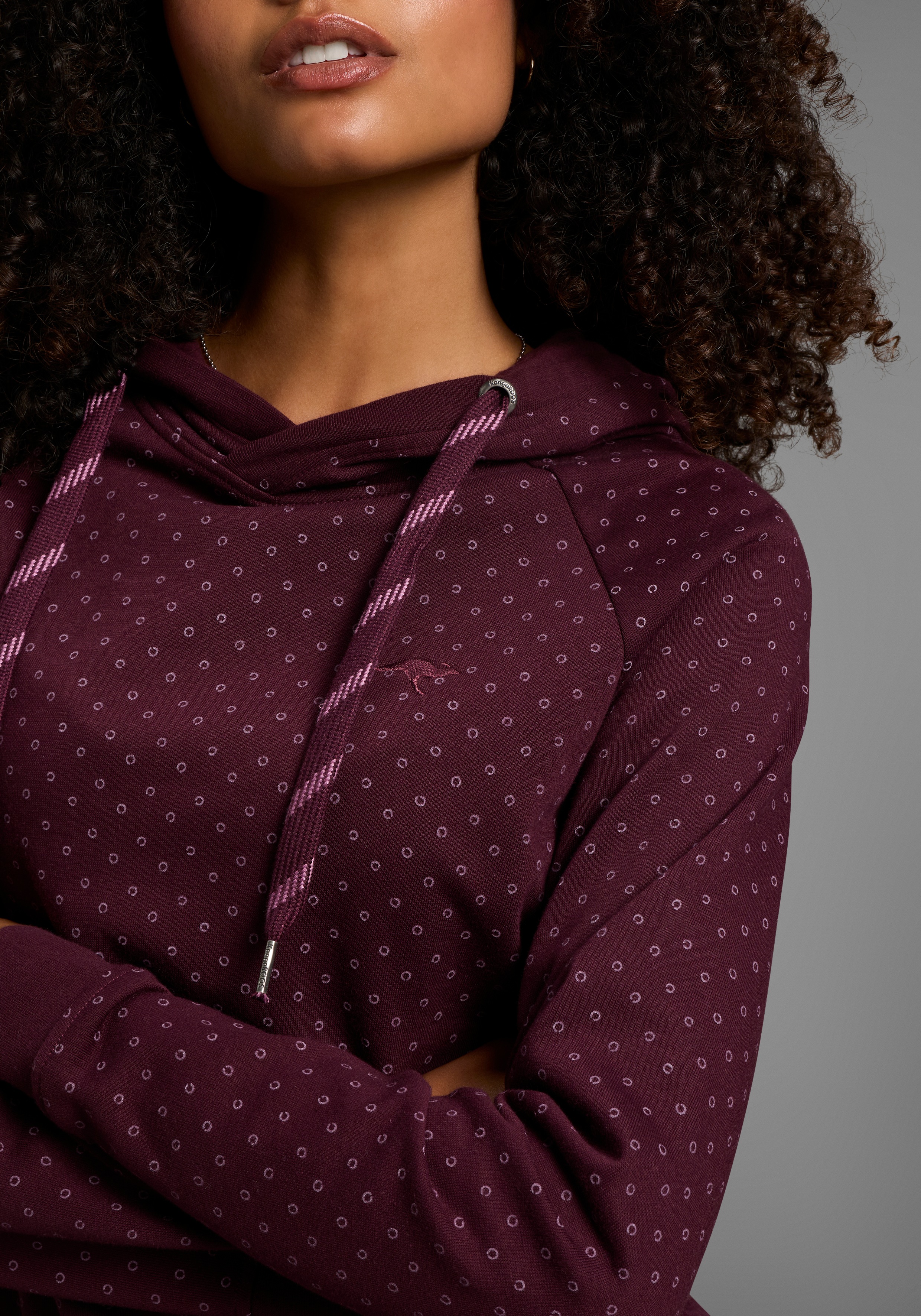 Thumbnail - KangaROOS Longsweatshirt mit dezentem Muster