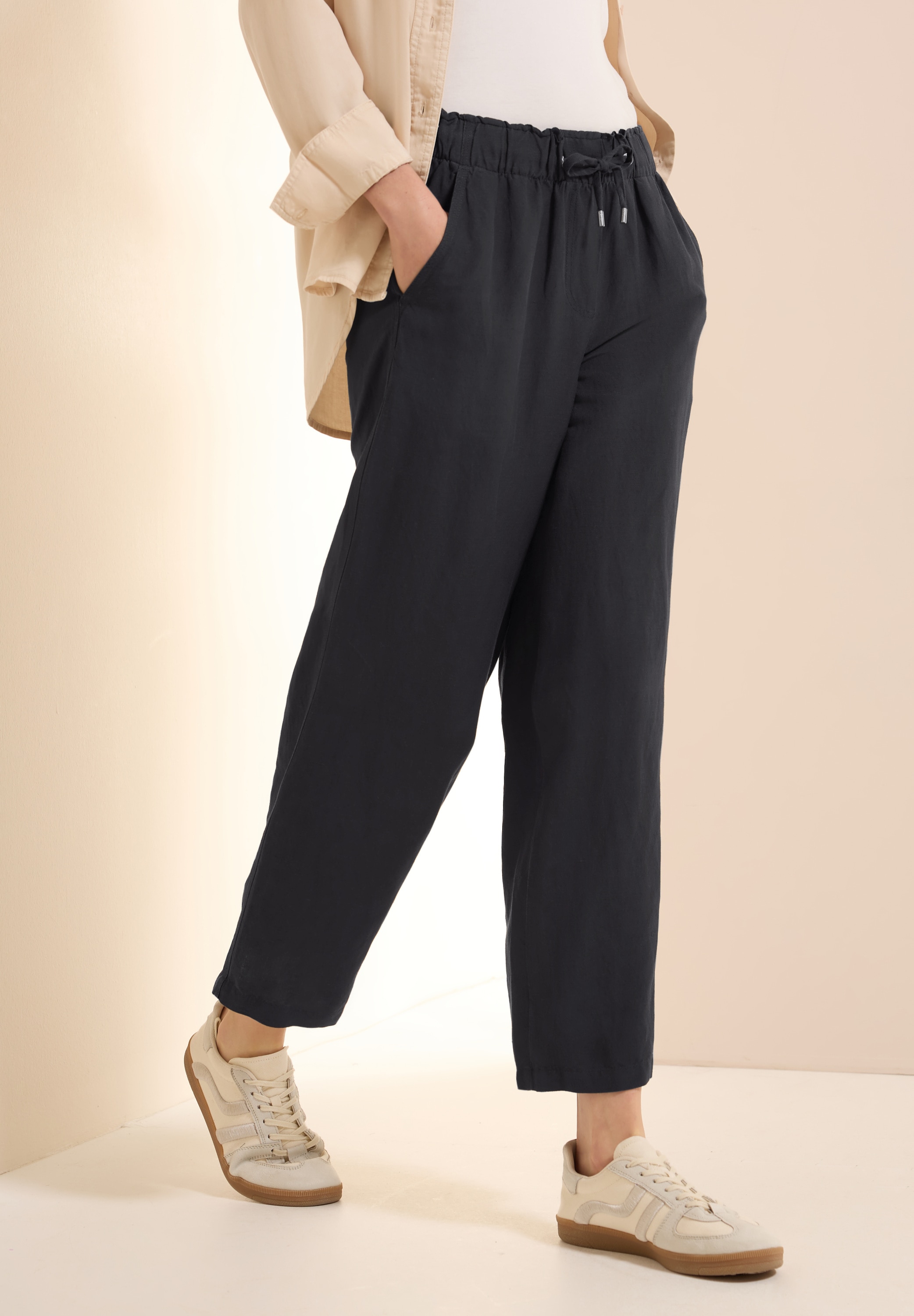 Cecil Leinenhose "Style Neele", mit Kordelzug und aus einem Leinenmix günstig online kaufen