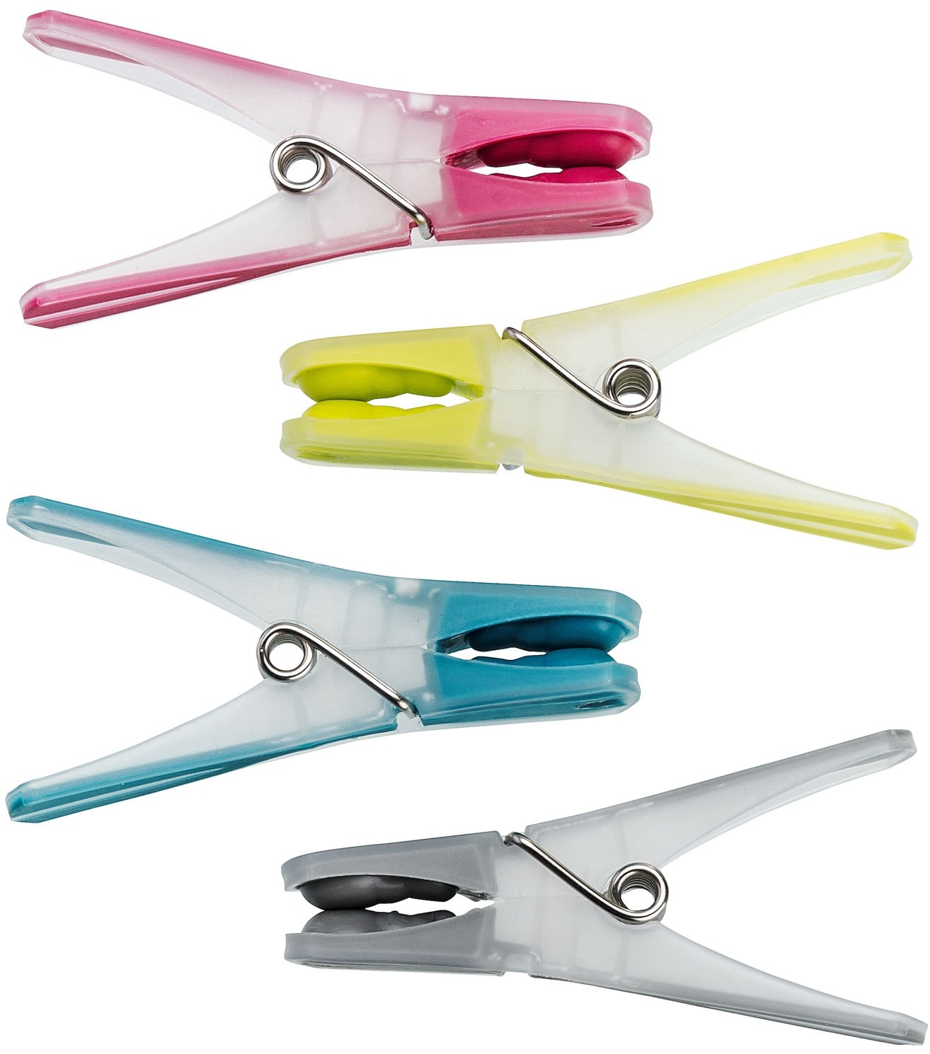 WENKO Wäscheklammern "Modell Arrow" Set, 48 Stk. tlg. Wäscheclips mit rutsc günstig online kaufen